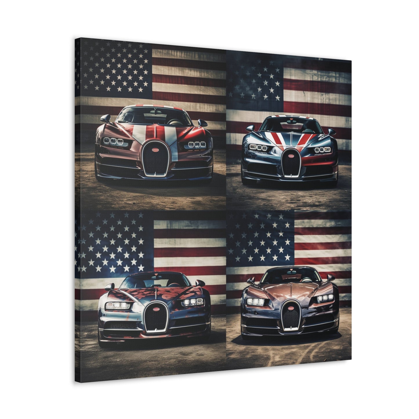 Canvas Gallery Wraps Bugatti Flag 5