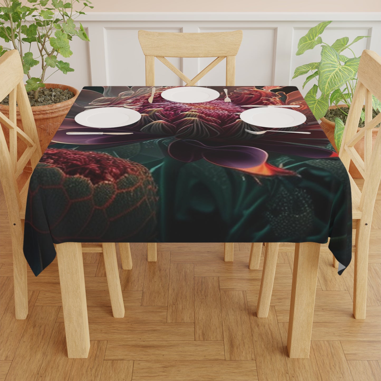 Tablecloth Flower Arangment 1