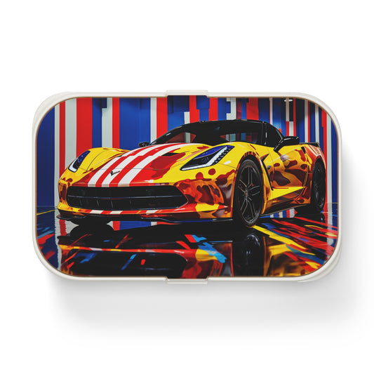 Bento Lunch Box Macro Flag Ferrari 4