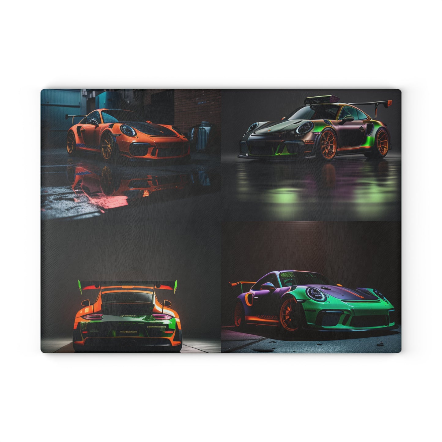 Glass Cutting Board Porsche Color 5