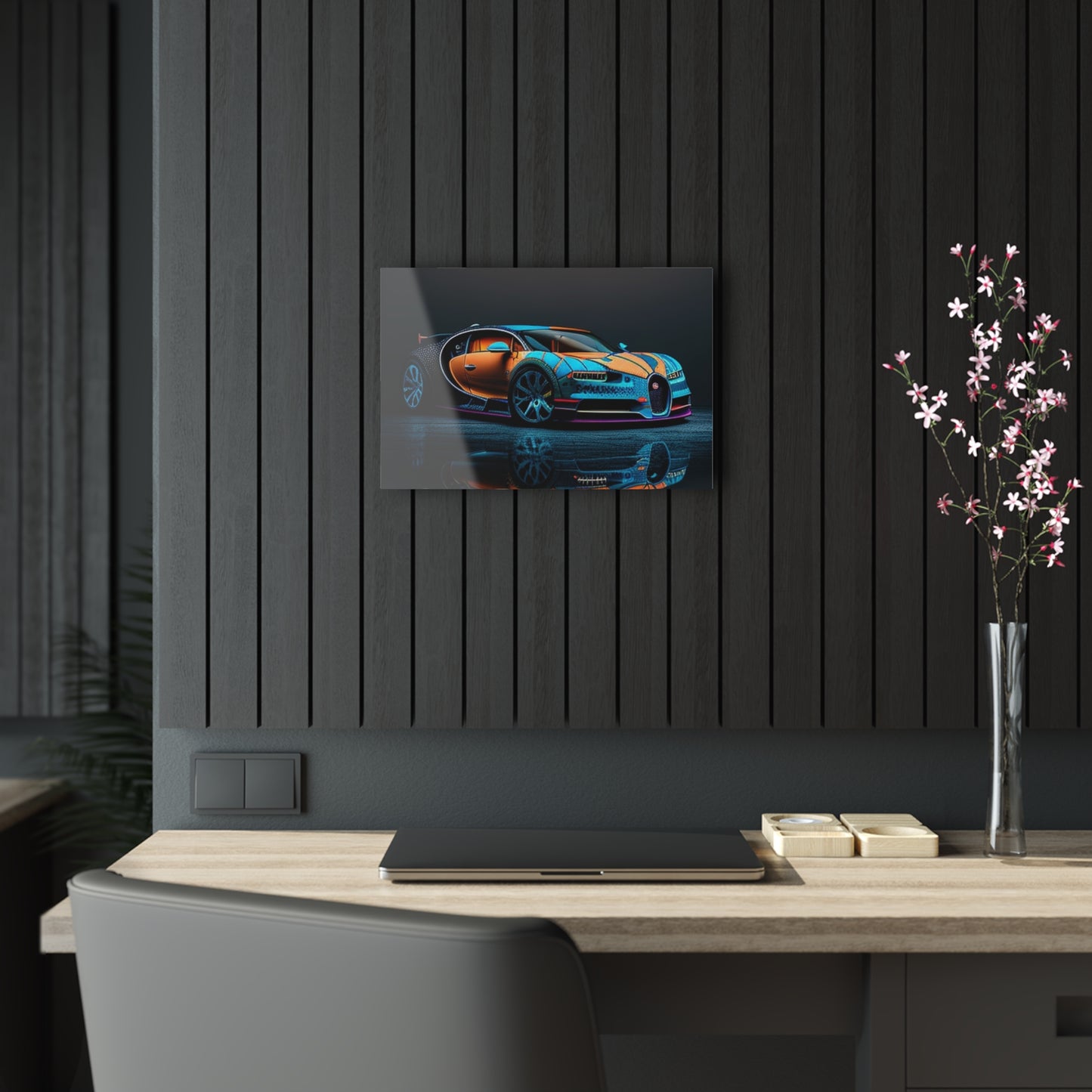 Acrylic Prints Bugatti Blue 1