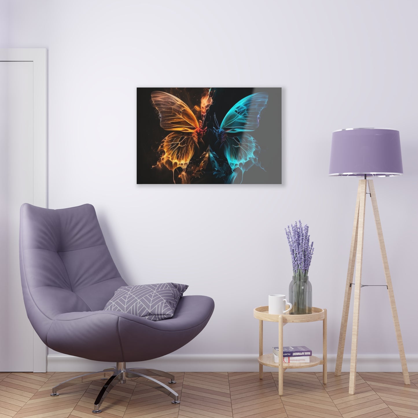 Acrylic Prints Neon Glo Butterfly 4