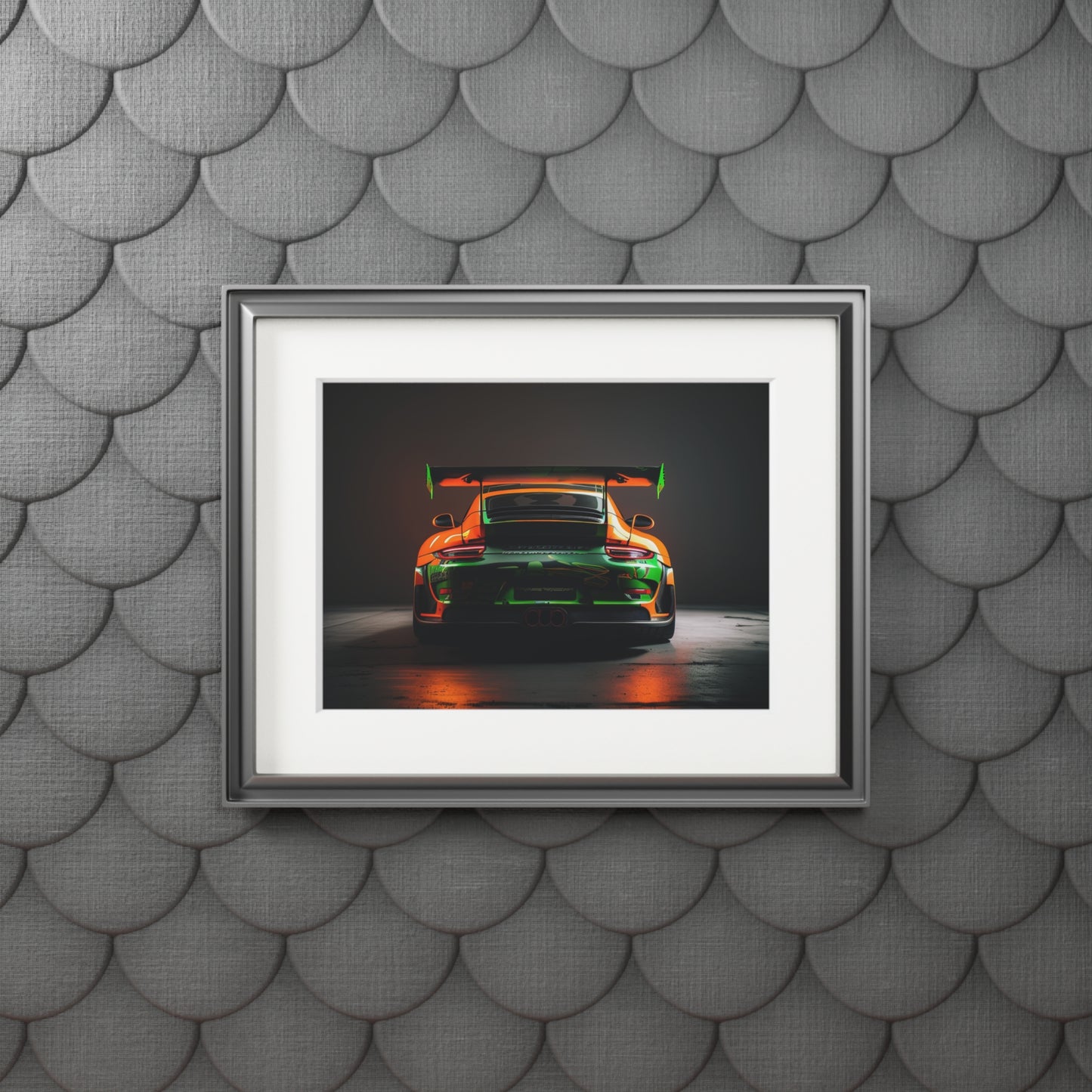 Fine Art Prints (Passepartout Paper Frame) Porsche Color 3