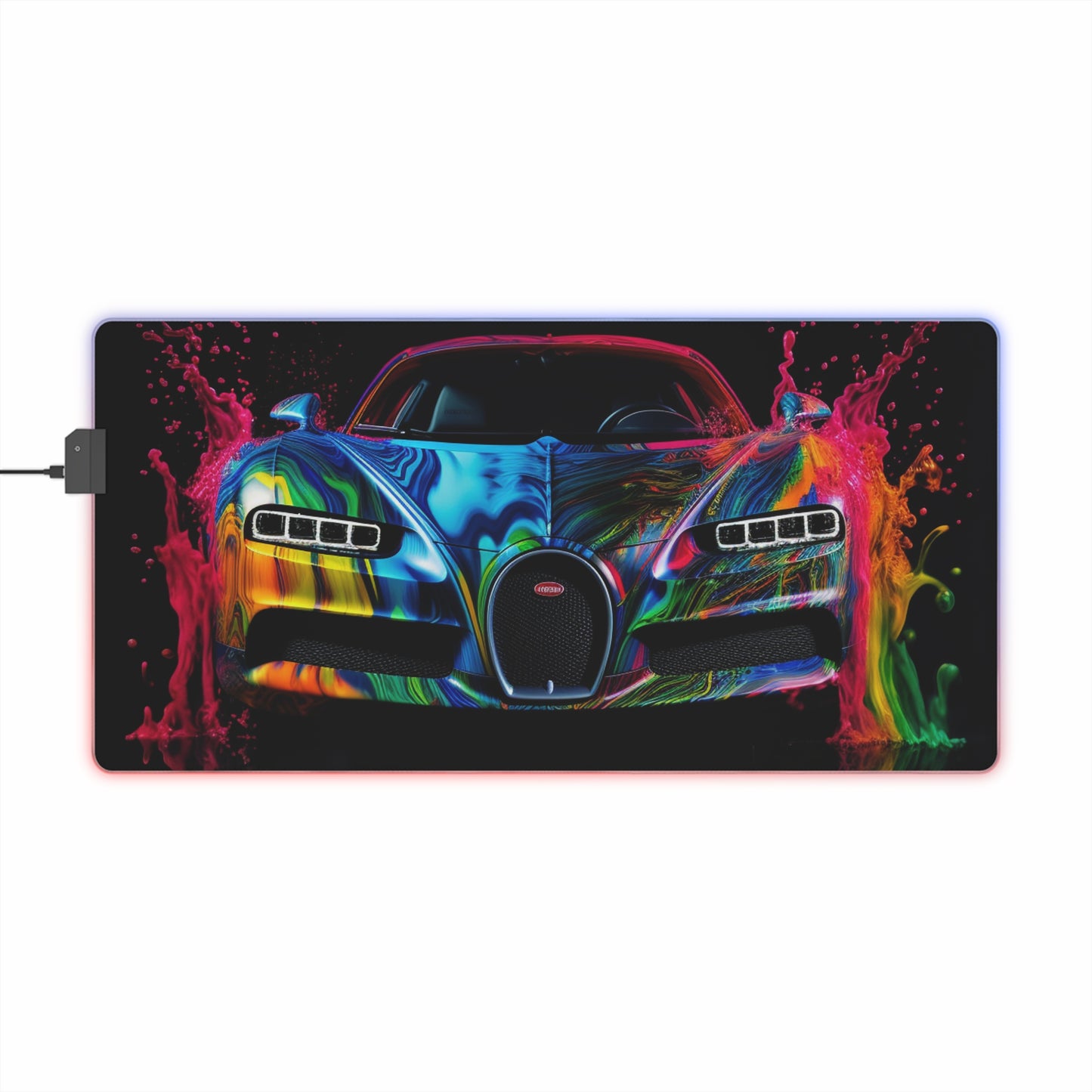 LED Gaming Mouse Pad Bugatti Water 4