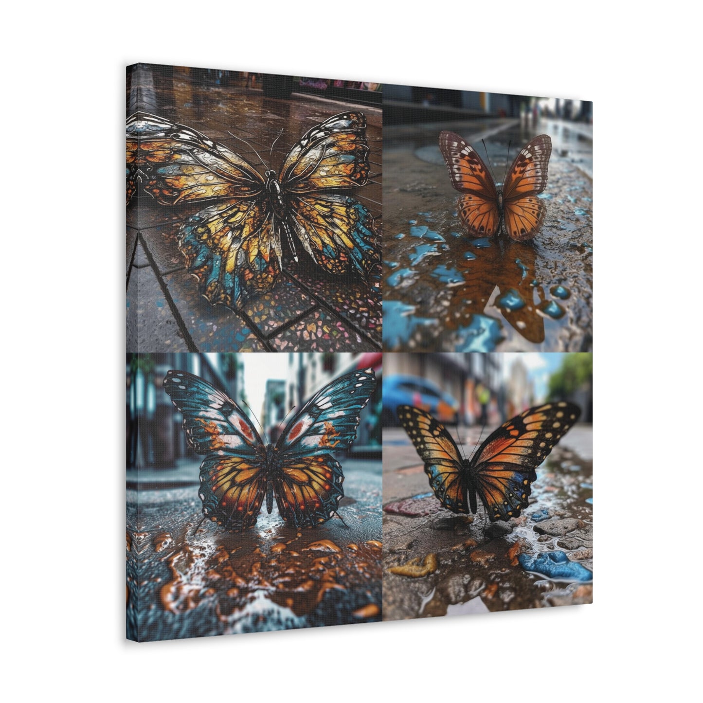 Canvas Gallery Wraps Water Butterfly Street 5