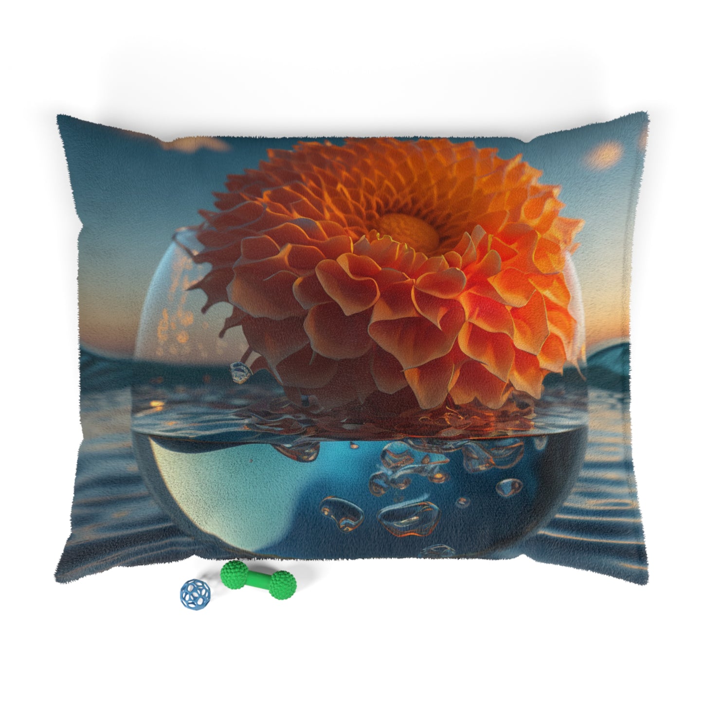 Pet Bed Dahlia Orange 4