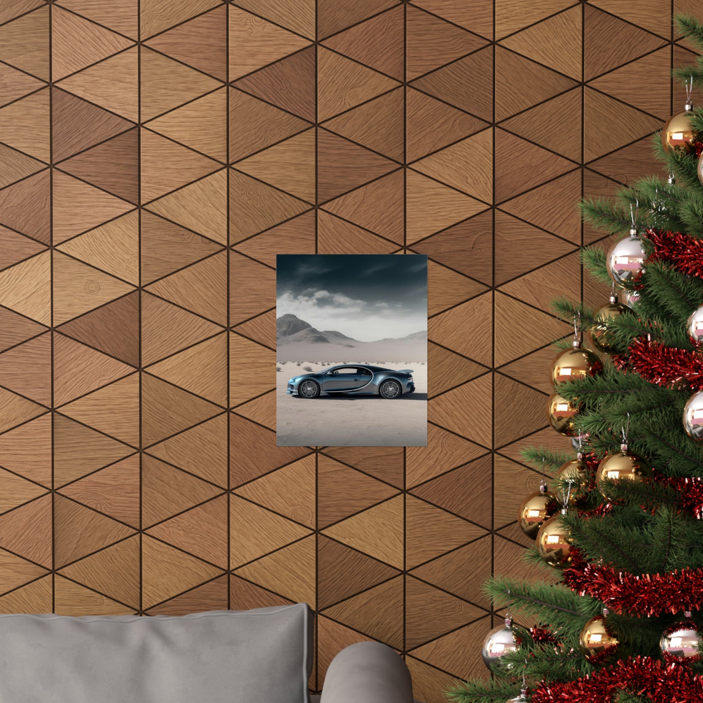 Premium Matte Vertical Posters Bugatti Real Look 1