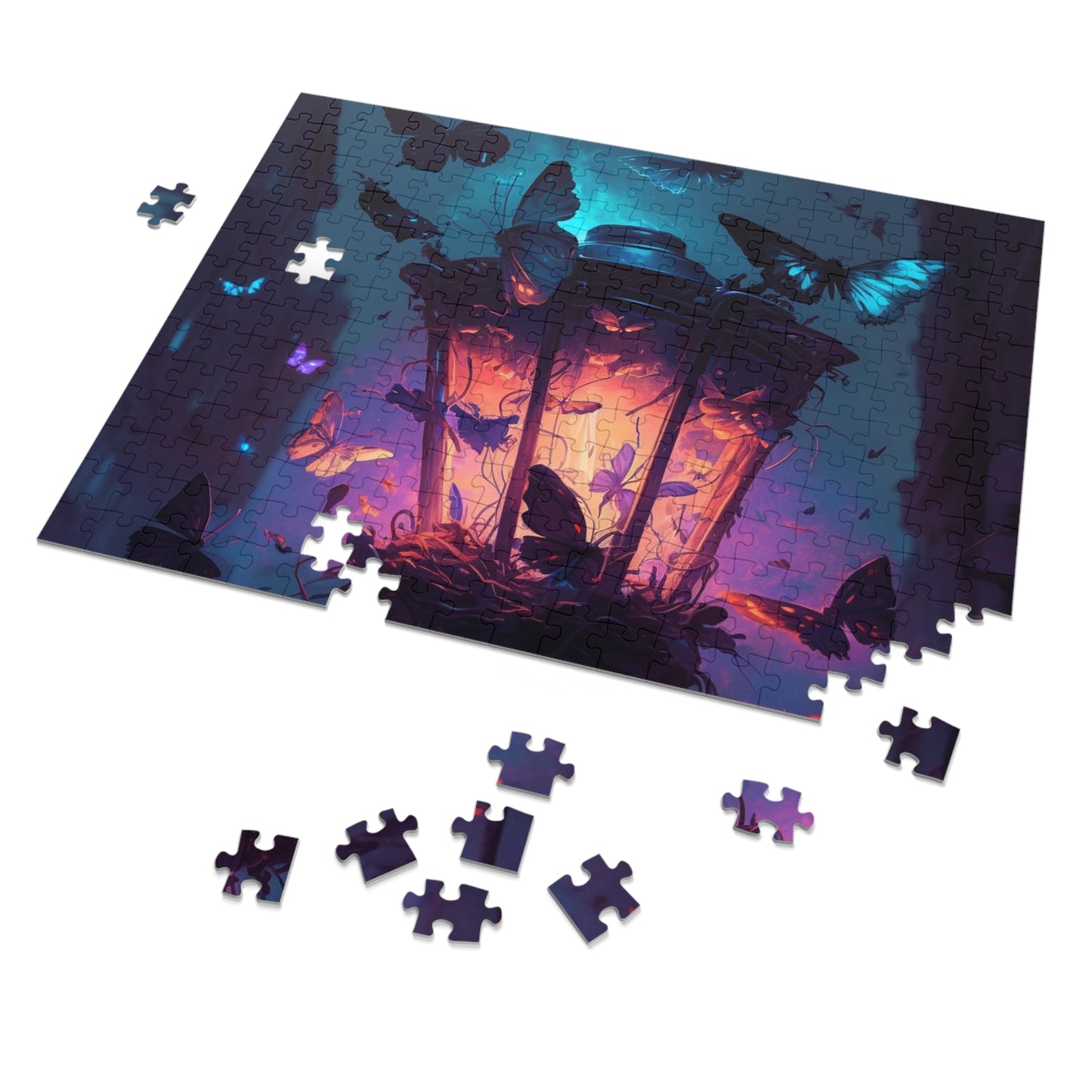 Jigsaw Puzzle (30, 110, 252, 500,1000-Piece) Street Light Butterfly 3