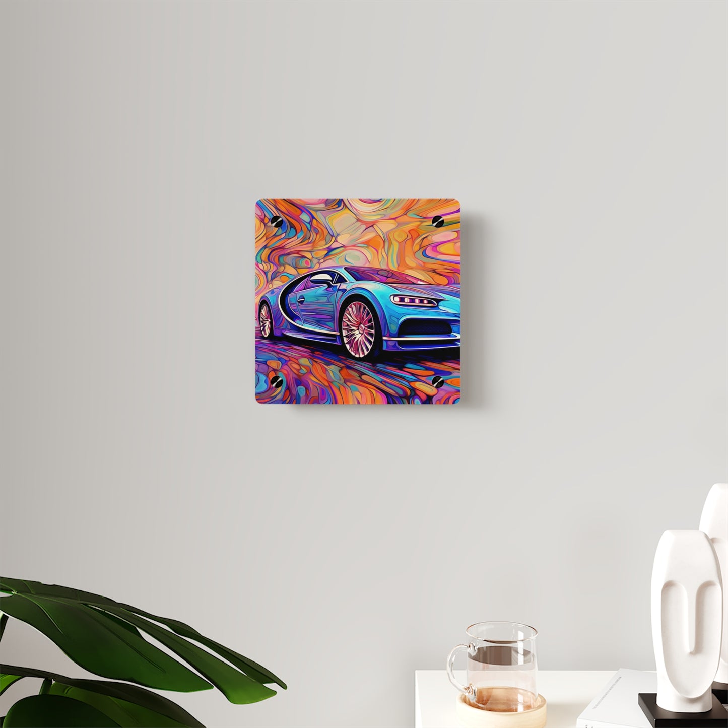 Acrylic Wall Art Panels Bugatti Abstract Concept 3