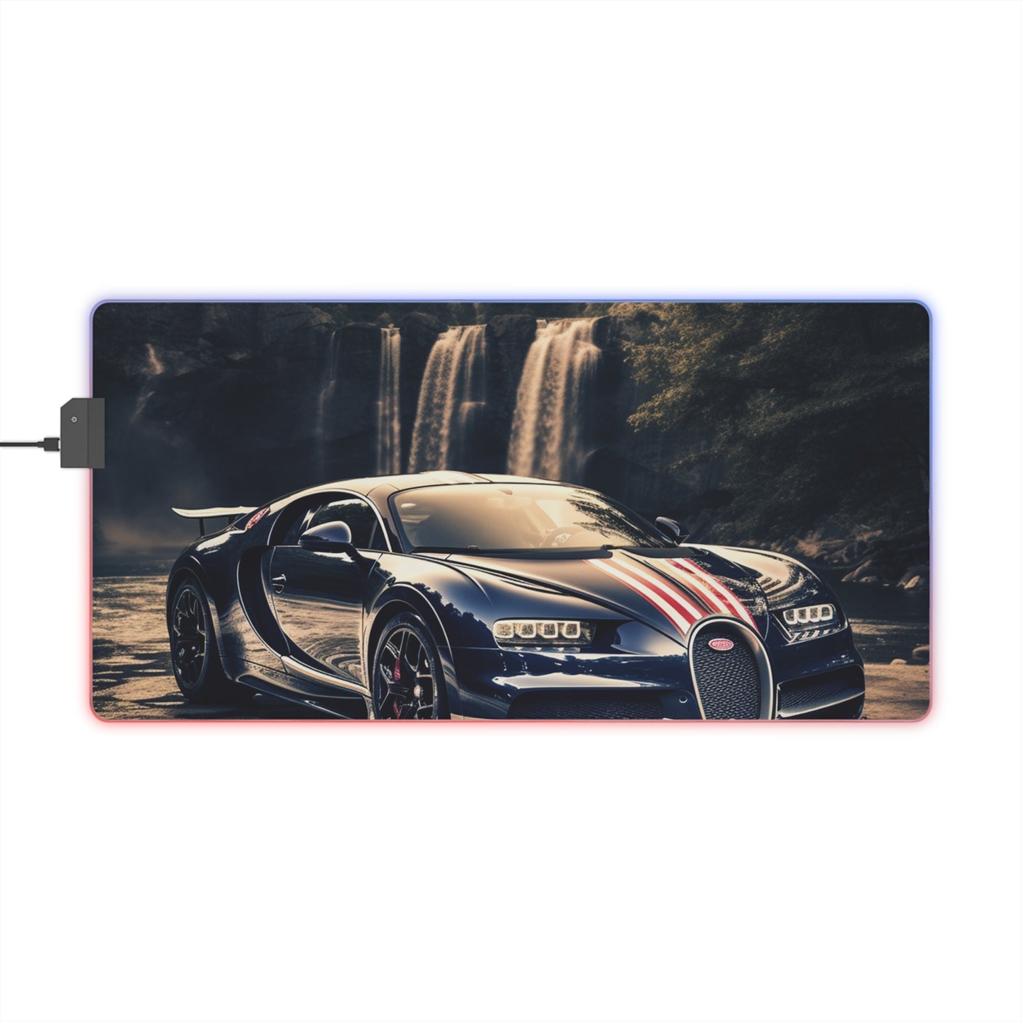 LED Gaming Mouse Pad Bugatti Waterfall 2