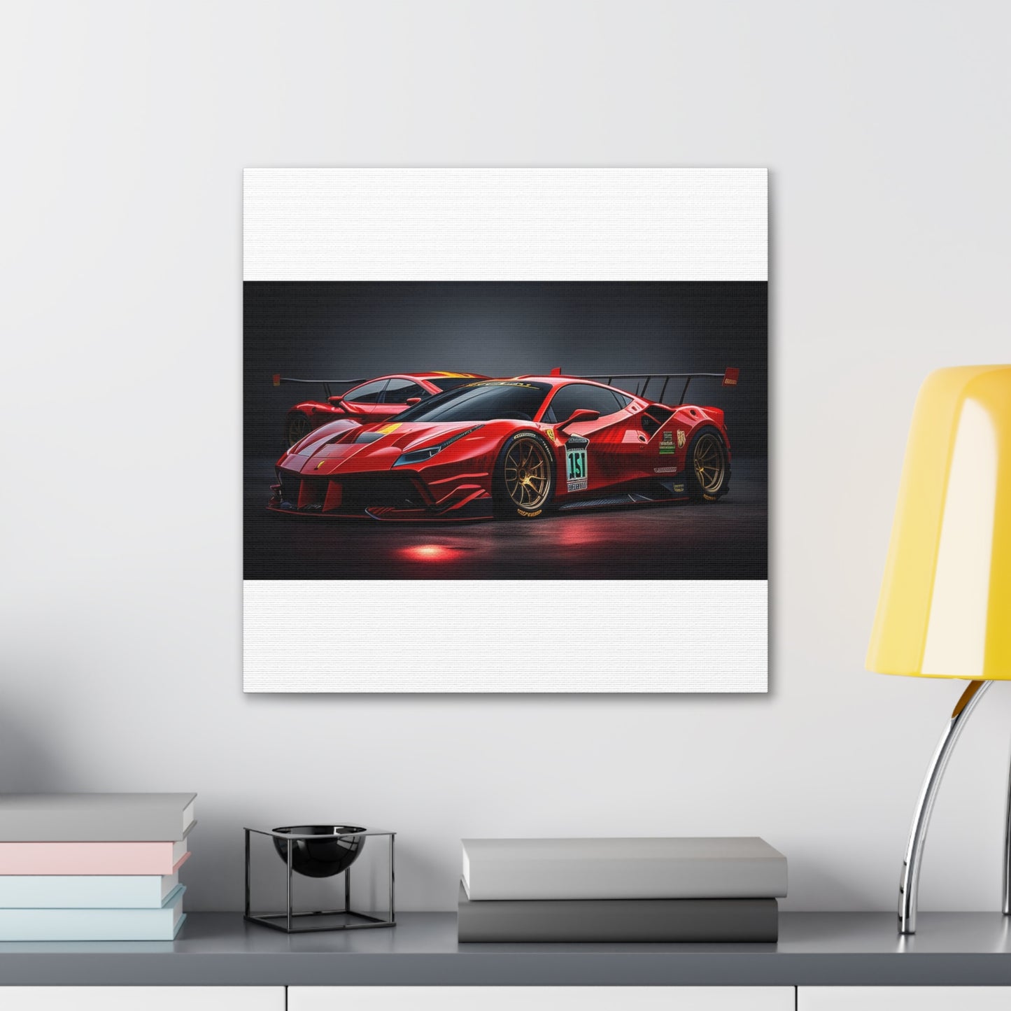 Canvas Gallery Wraps Ferrari Red 2