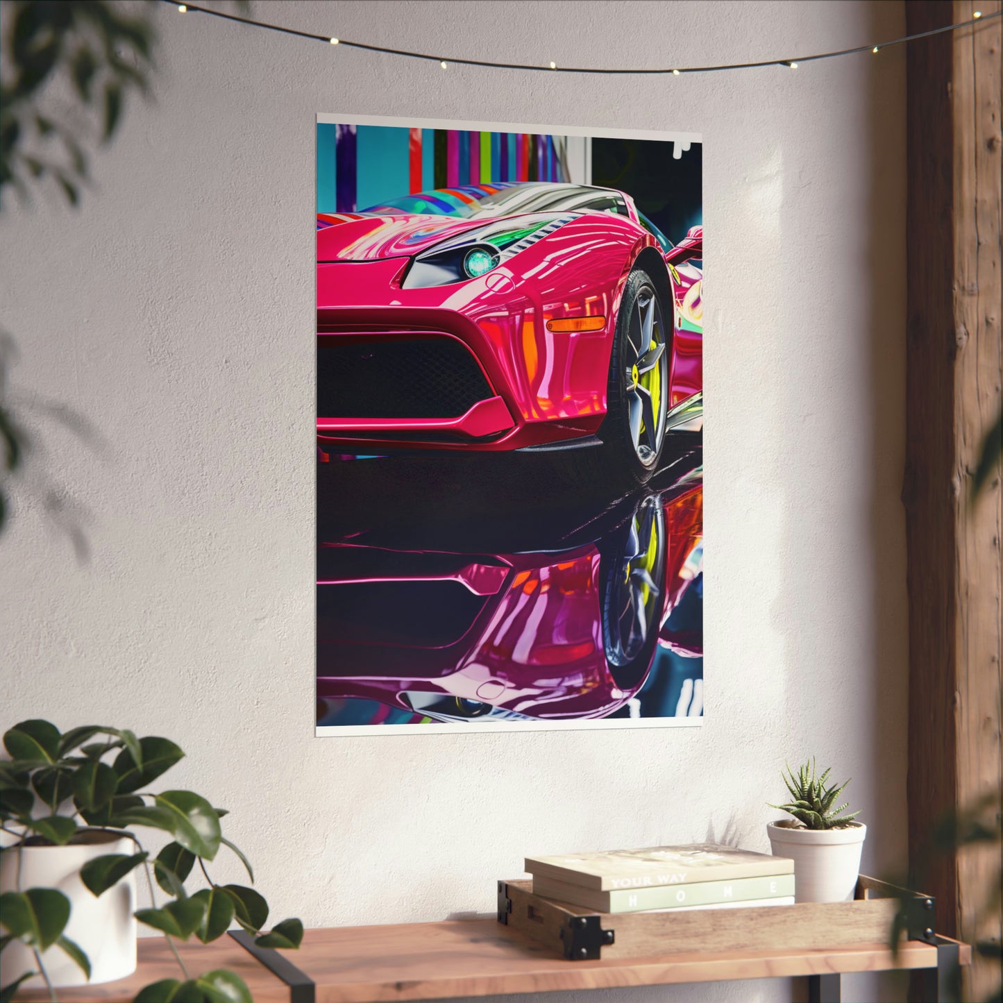 Premium Matte Vertical Posters Ferrari Flair Macro 2