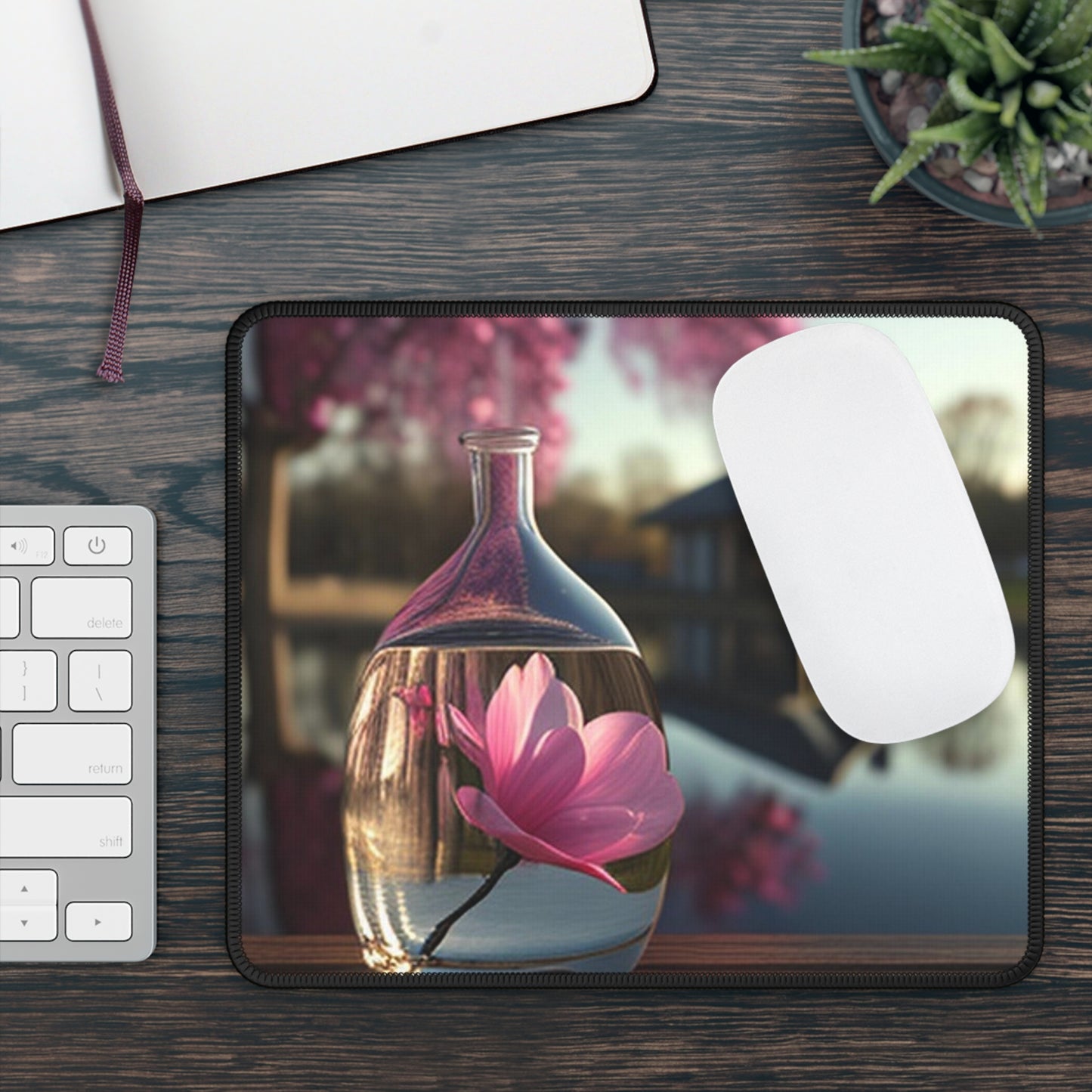 Gaming Mouse Pad  Magnolia in a Glass vase 2