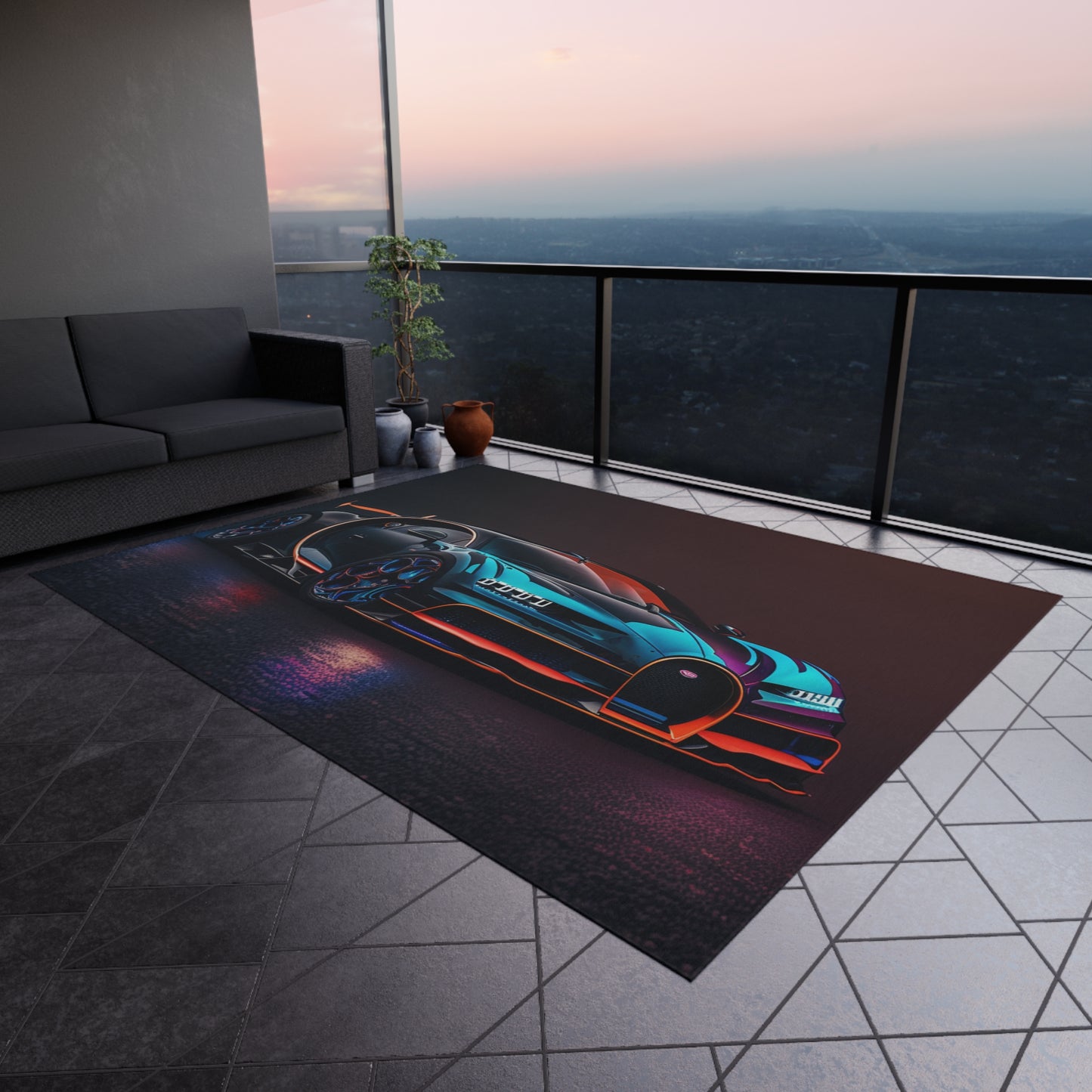 Outdoor Rug  Bugatti Chiron Super 1