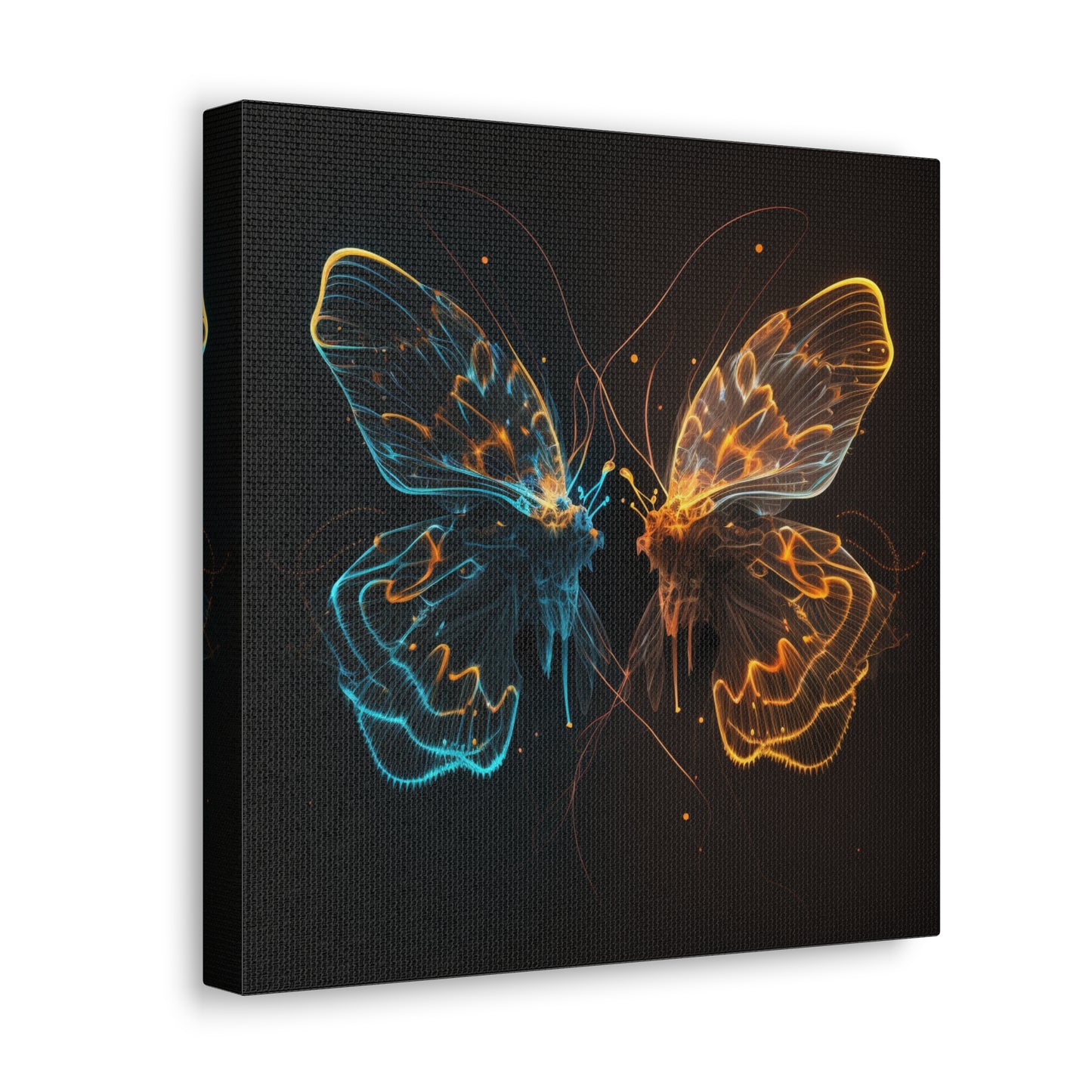Canvas Gallery Wraps Neon Glo Butterfly 1