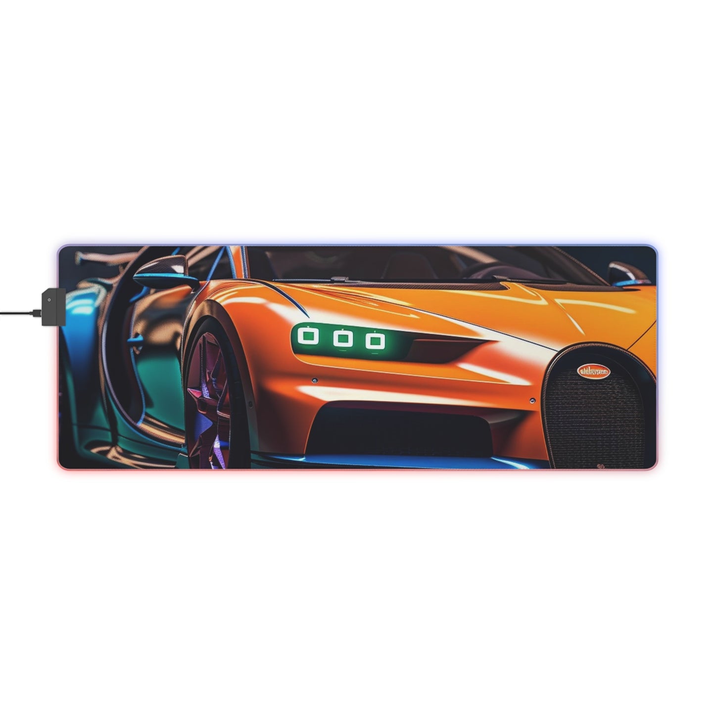 LED Gaming Mouse Pad Hyper Bugatti Neon Chiron 1