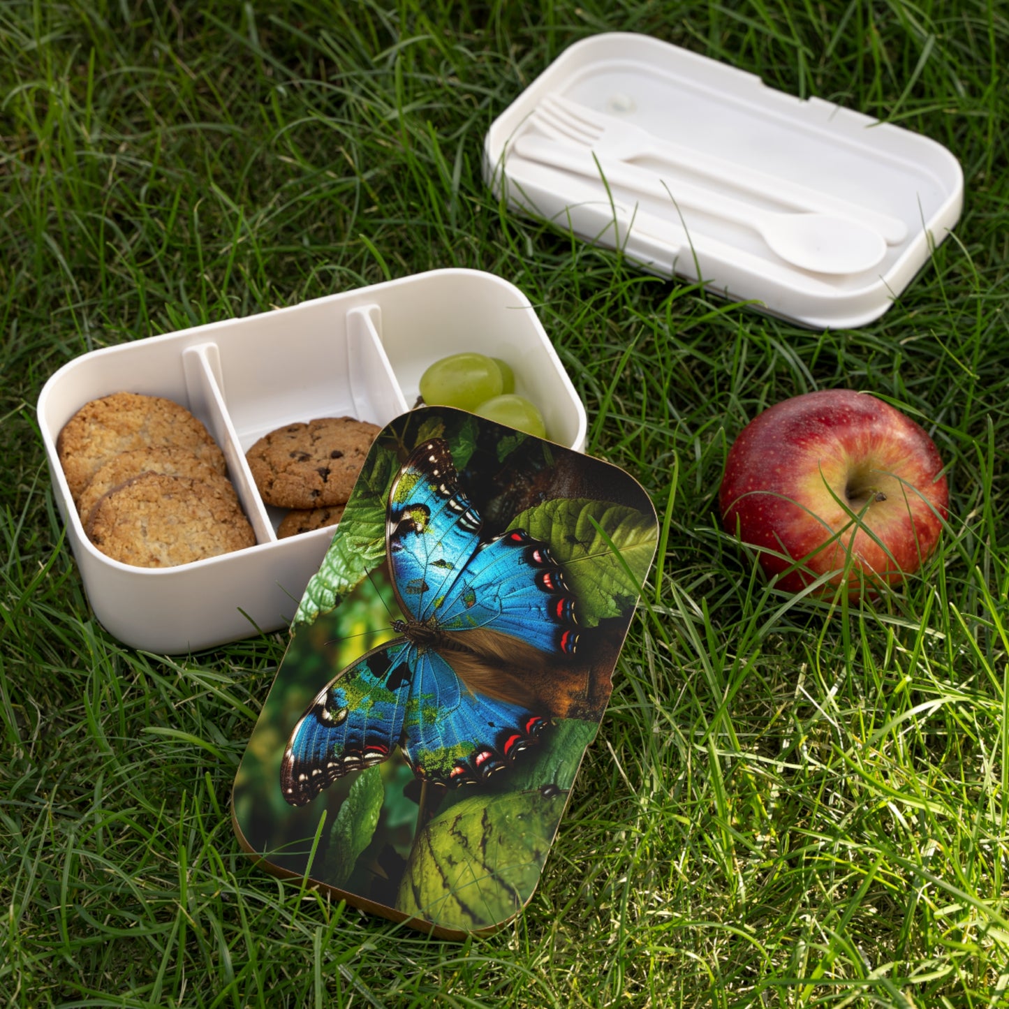 Bento Lunch Box Jungle Butterfly 2