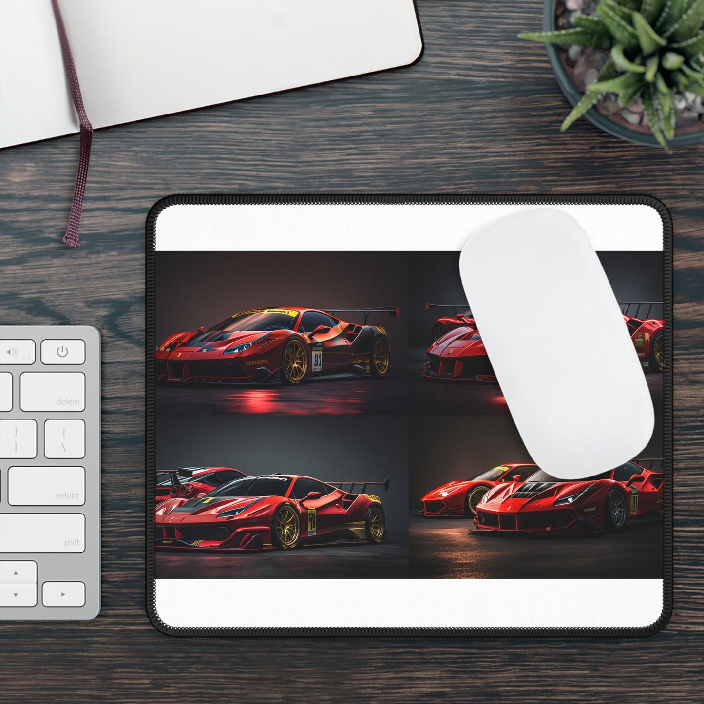 Gaming Mouse Pad  Ferrari Red 5