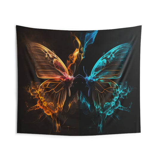Indoor Wall Tapestries Kiss Neon Butterfly 10