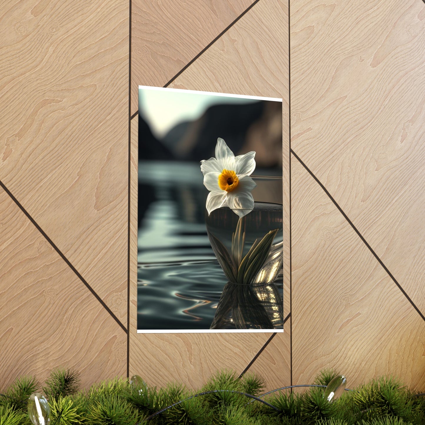 Premium Matte Vertical Posters Daffodil 2