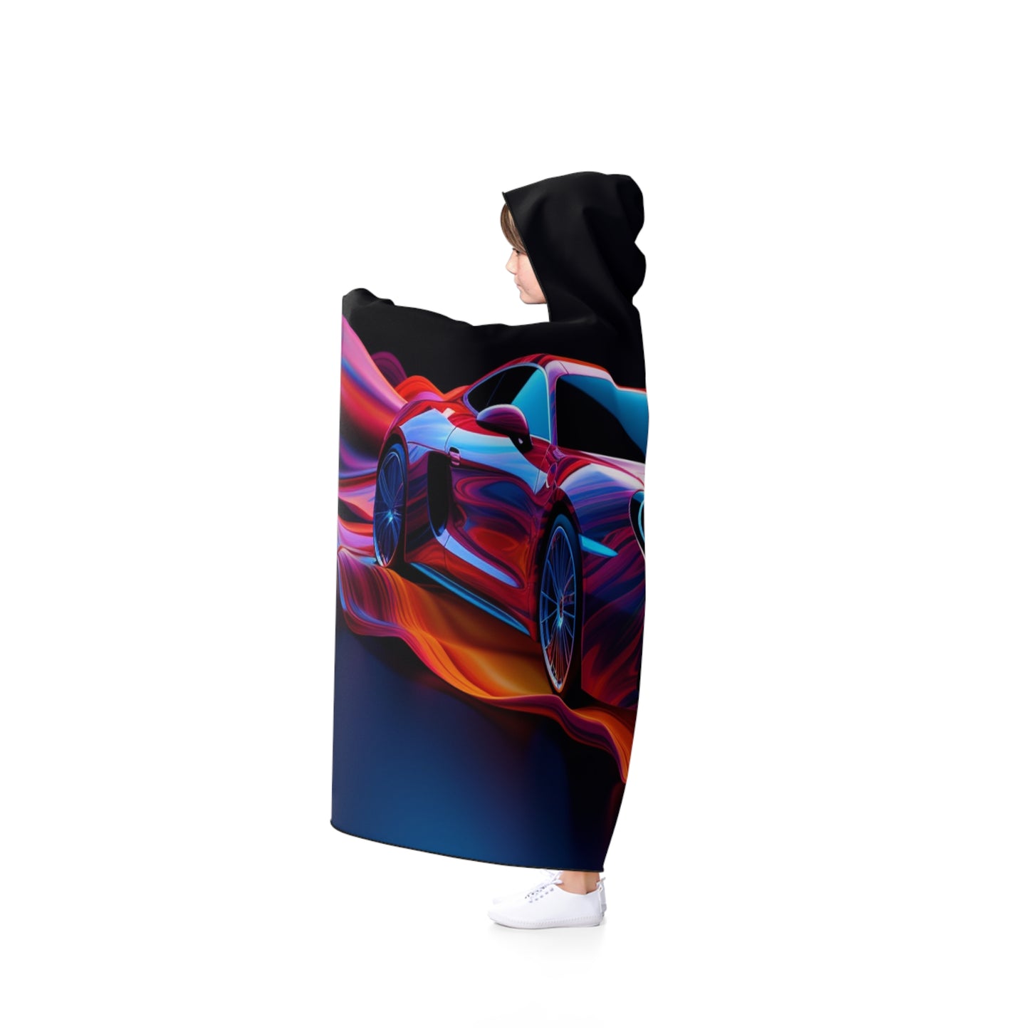 Hooded Blanket Porsche Water Fusion 4