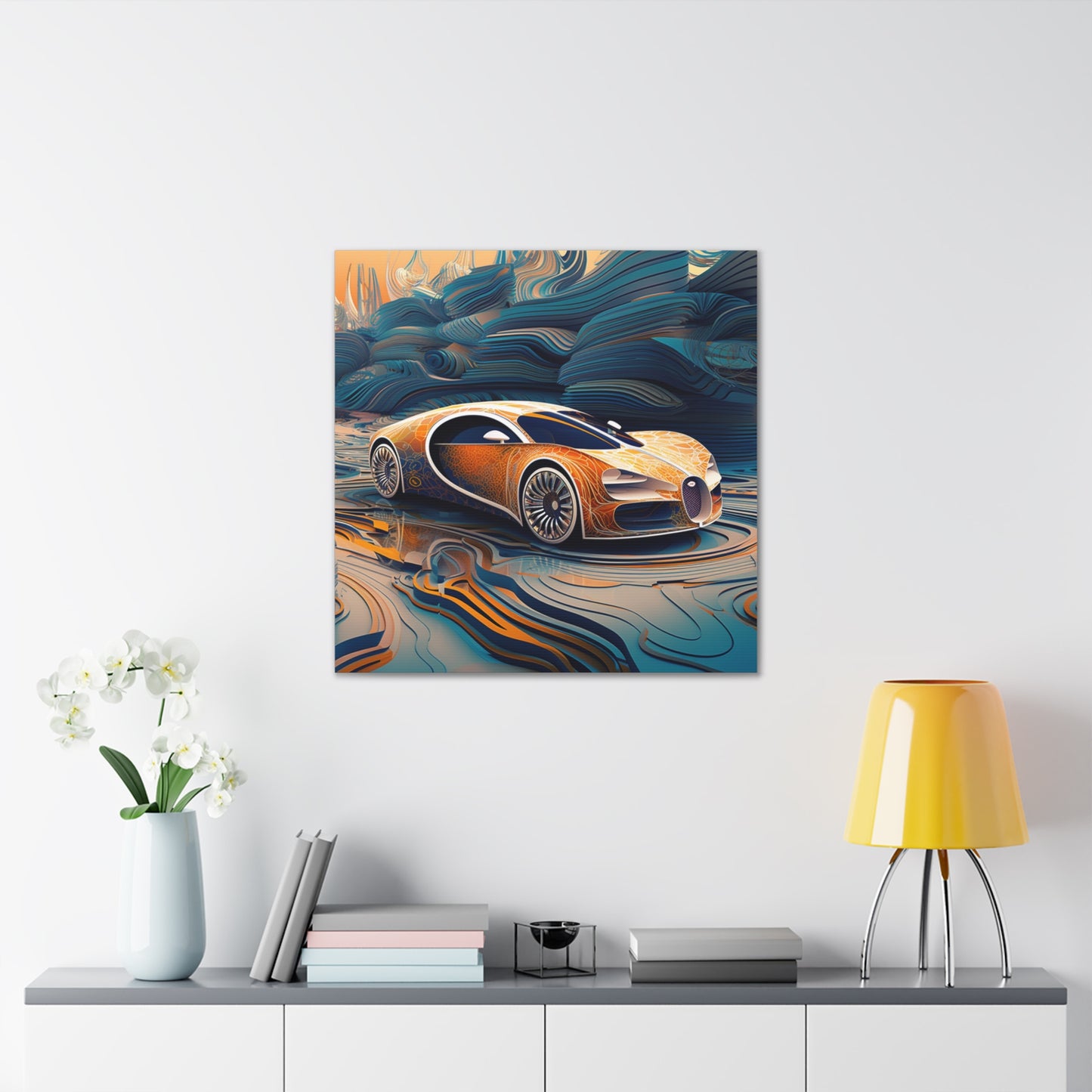 Canvas Gallery Wraps Bugatti Abstract Flair 1