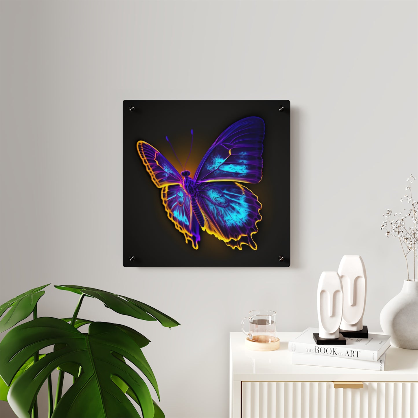 Acrylic Wall Art Panels Thermal Butterfly 4