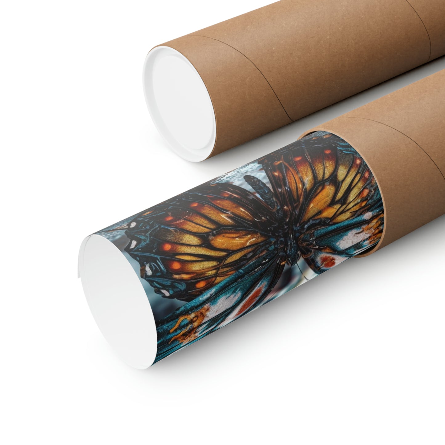 Premium Matte Vertical Posters Water Butterfly Street 3