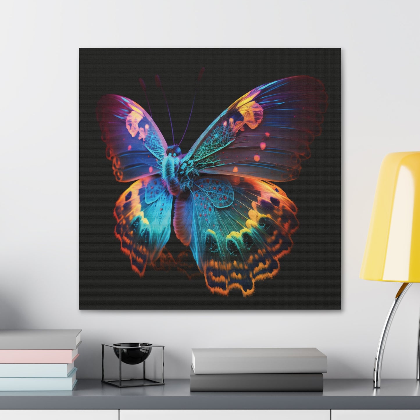 Canvas Gallery Wraps Raw Hyper Color Butterfly 4