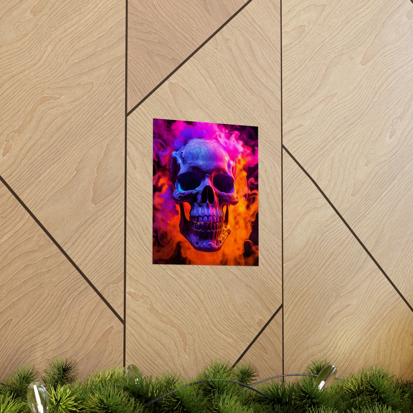 Premium Matte Vertical Posters Macro Skull 4