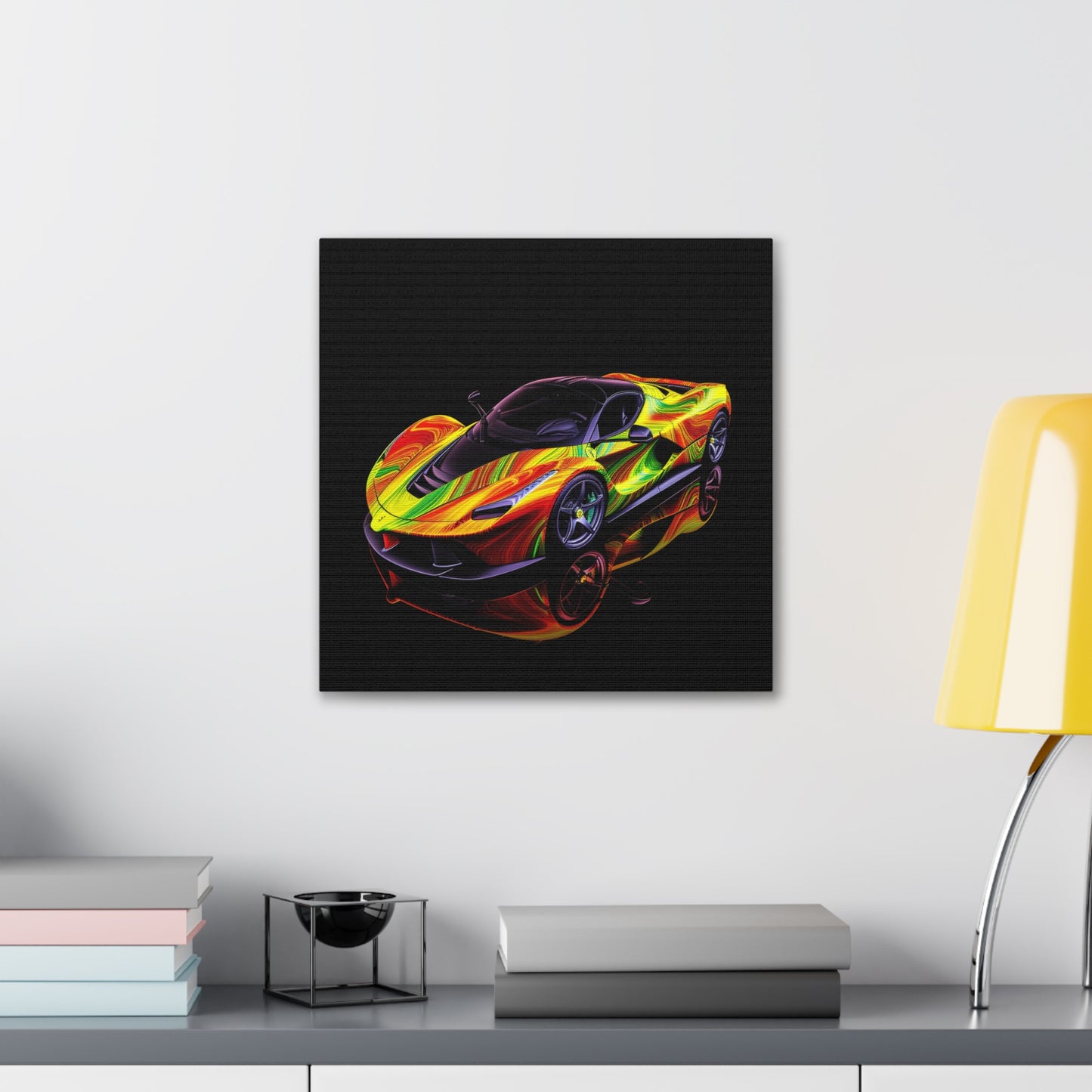 Canvas Gallery Wraps Ferrari Neon 4