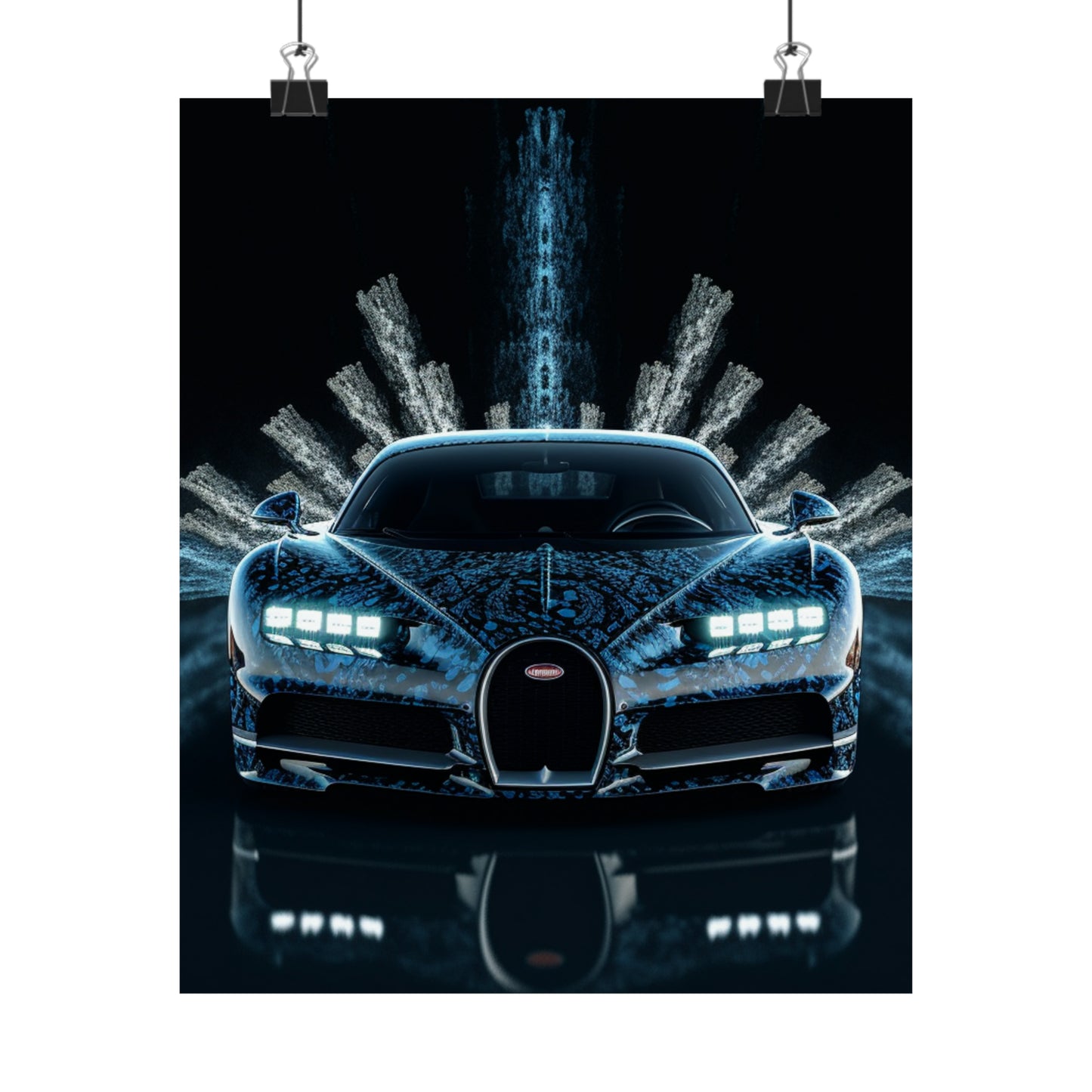 Premium Matte Vertical Posters Hyper Bugatti 2