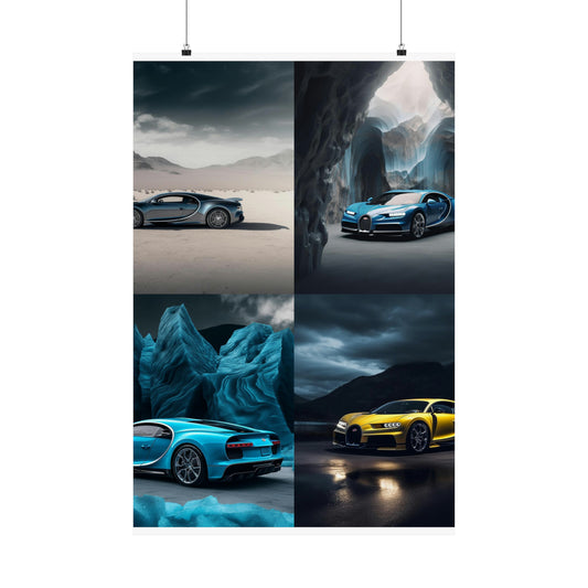 Premium Matte Vertical Posters Bugatti Real Look 5