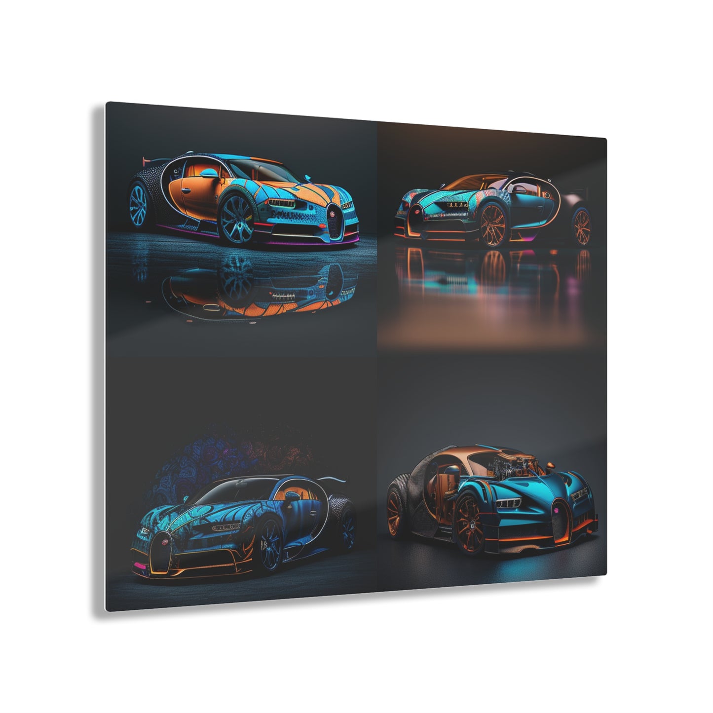 Acrylic Prints Bugatti Blue 5