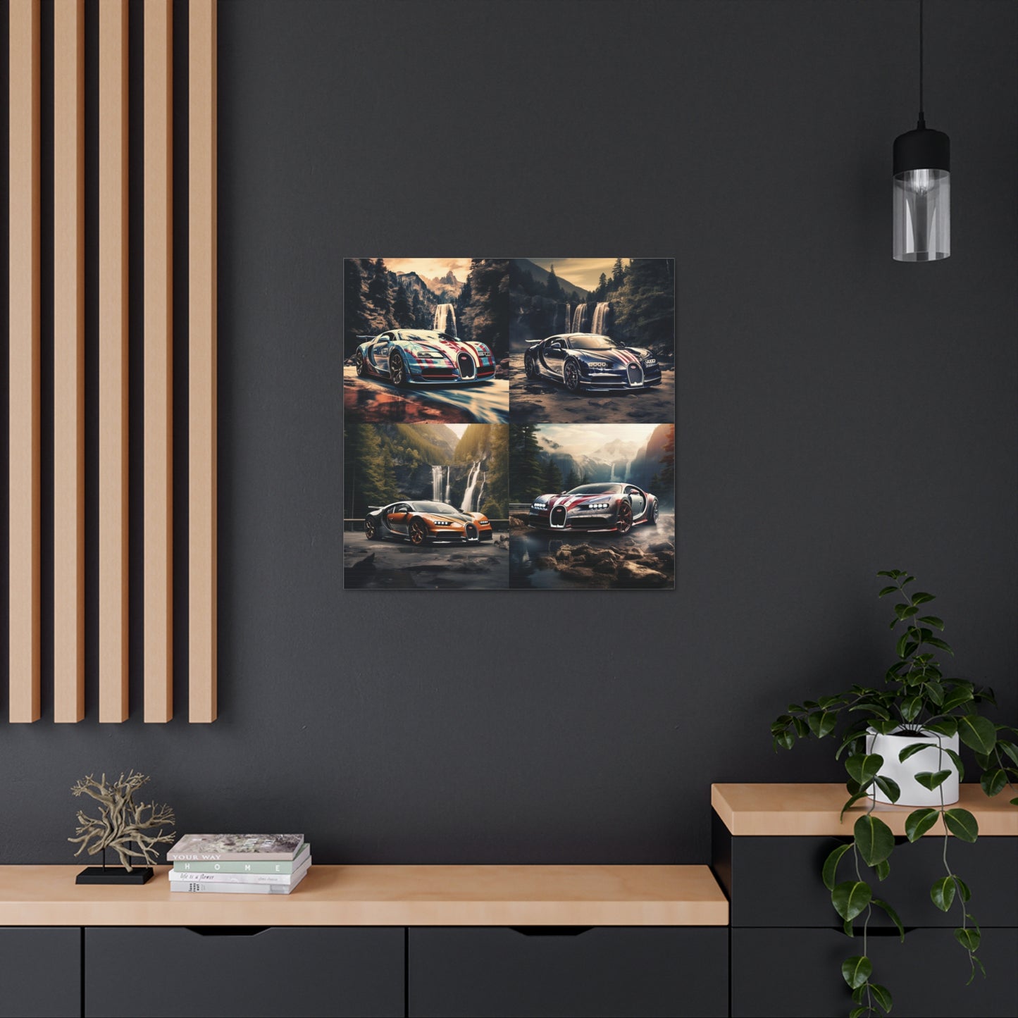 Canvas Gallery Wraps Bugatti Waterfall 5