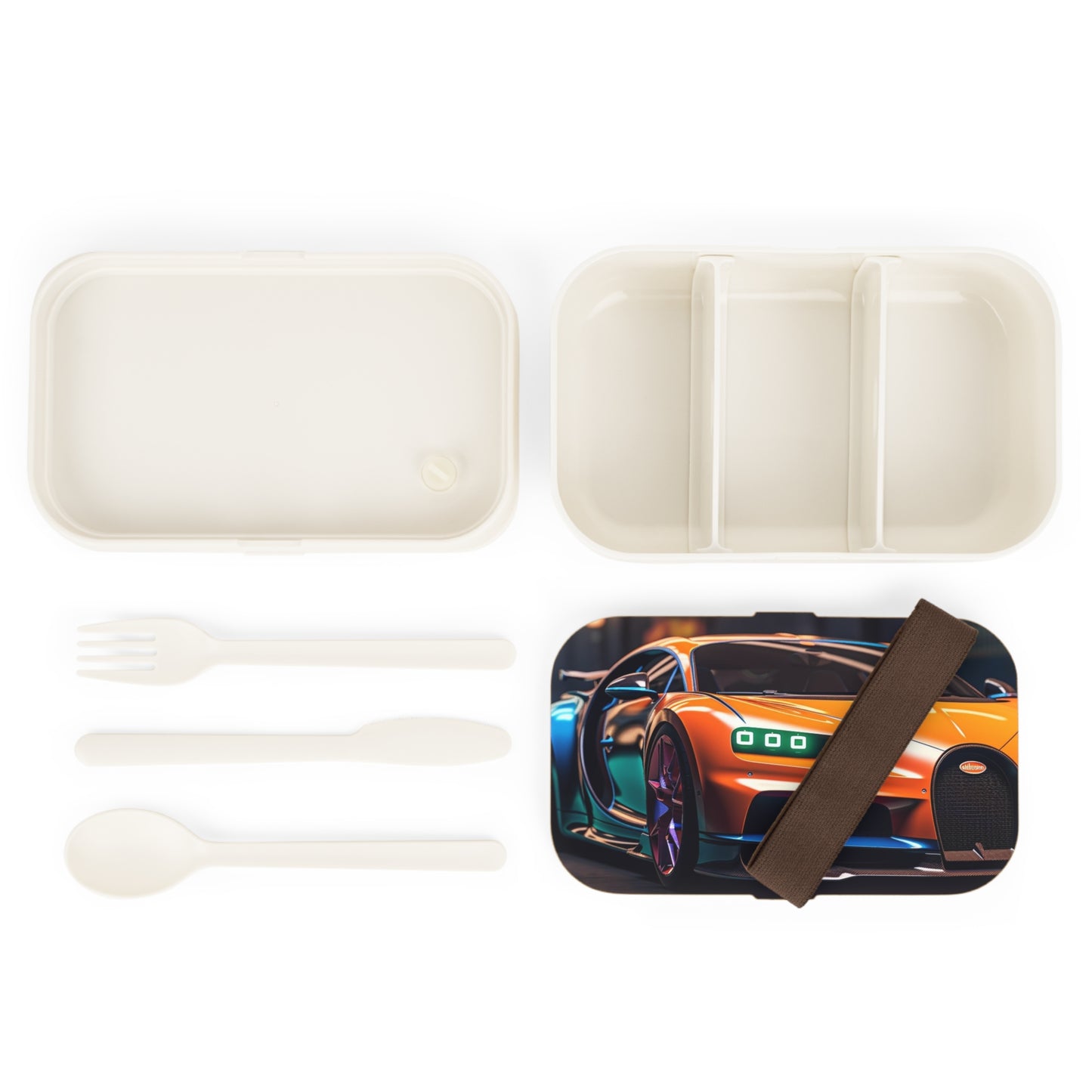 Bento Lunch Box Hyper Bugatti Neon Chiron 1