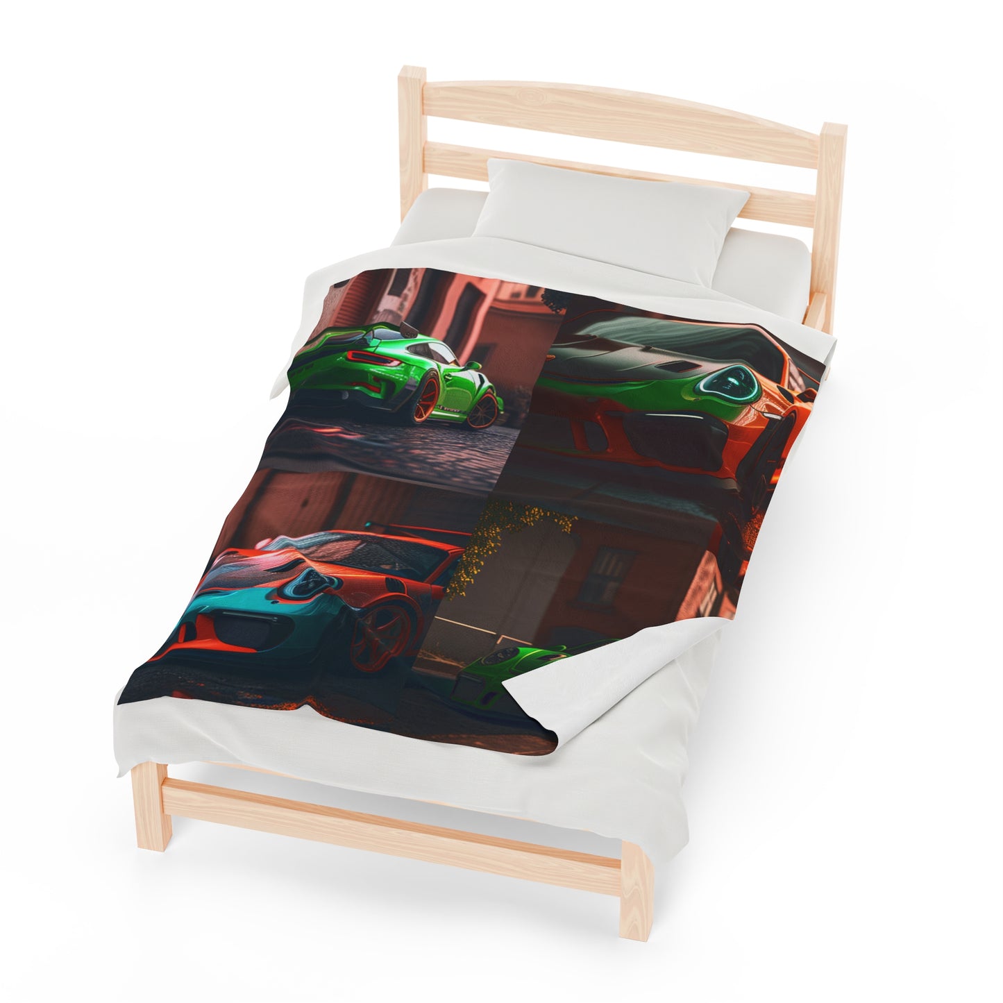 Velveteen Plush Blanket porsche 911 gt3 5