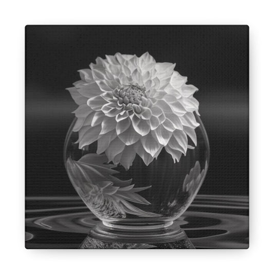 Canvas Gallery Wraps White Dahlia 1