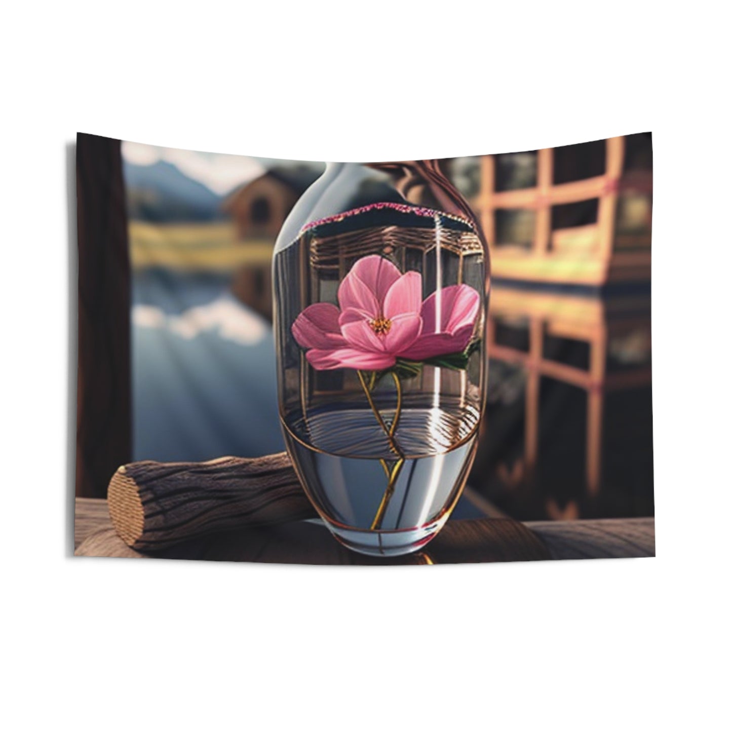 Indoor Wall Tapestries Pink Magnolia 4