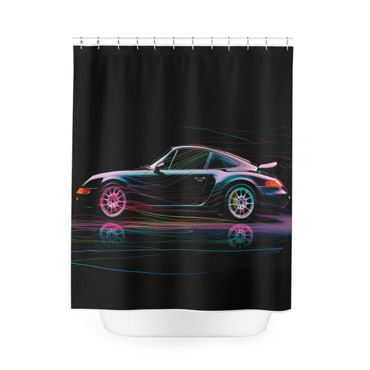 Polyester Shower Curtain Porsche 933 1