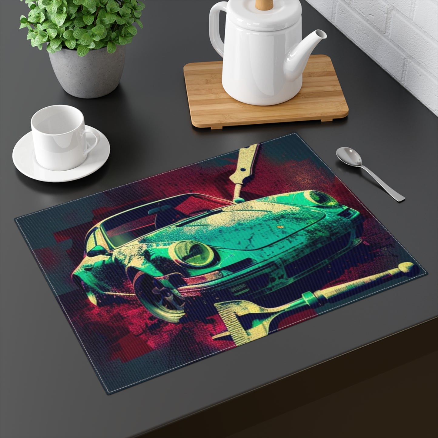 Placemat, 1pc Porsche Abstract 4