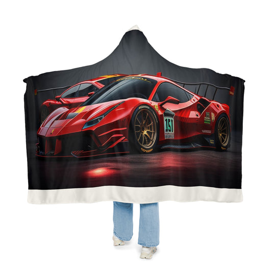 Snuggle Hooded Blanket Ferrari Red 2