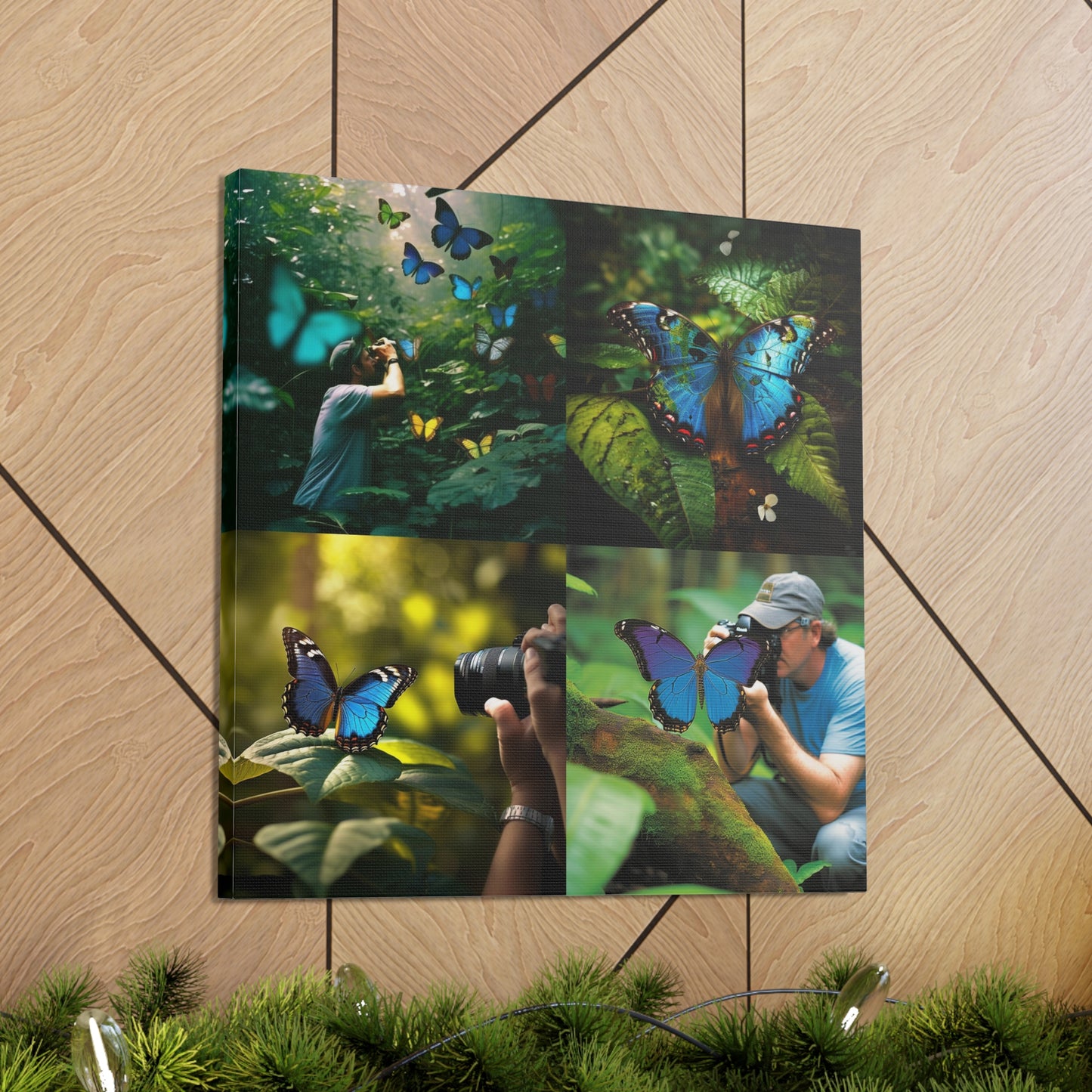 Canvas Gallery Wraps Jungle Butterfly 5