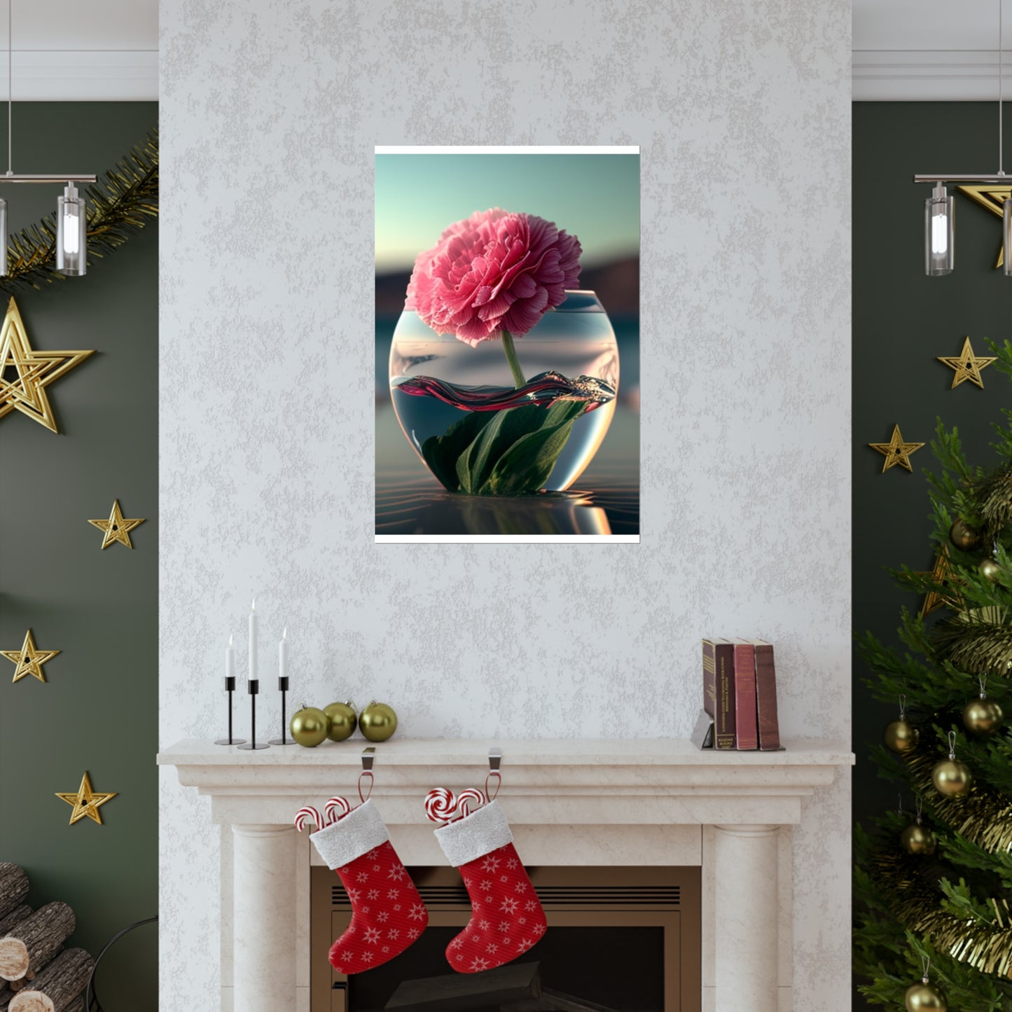 Premium Matte Vertical Posters Carnation 2