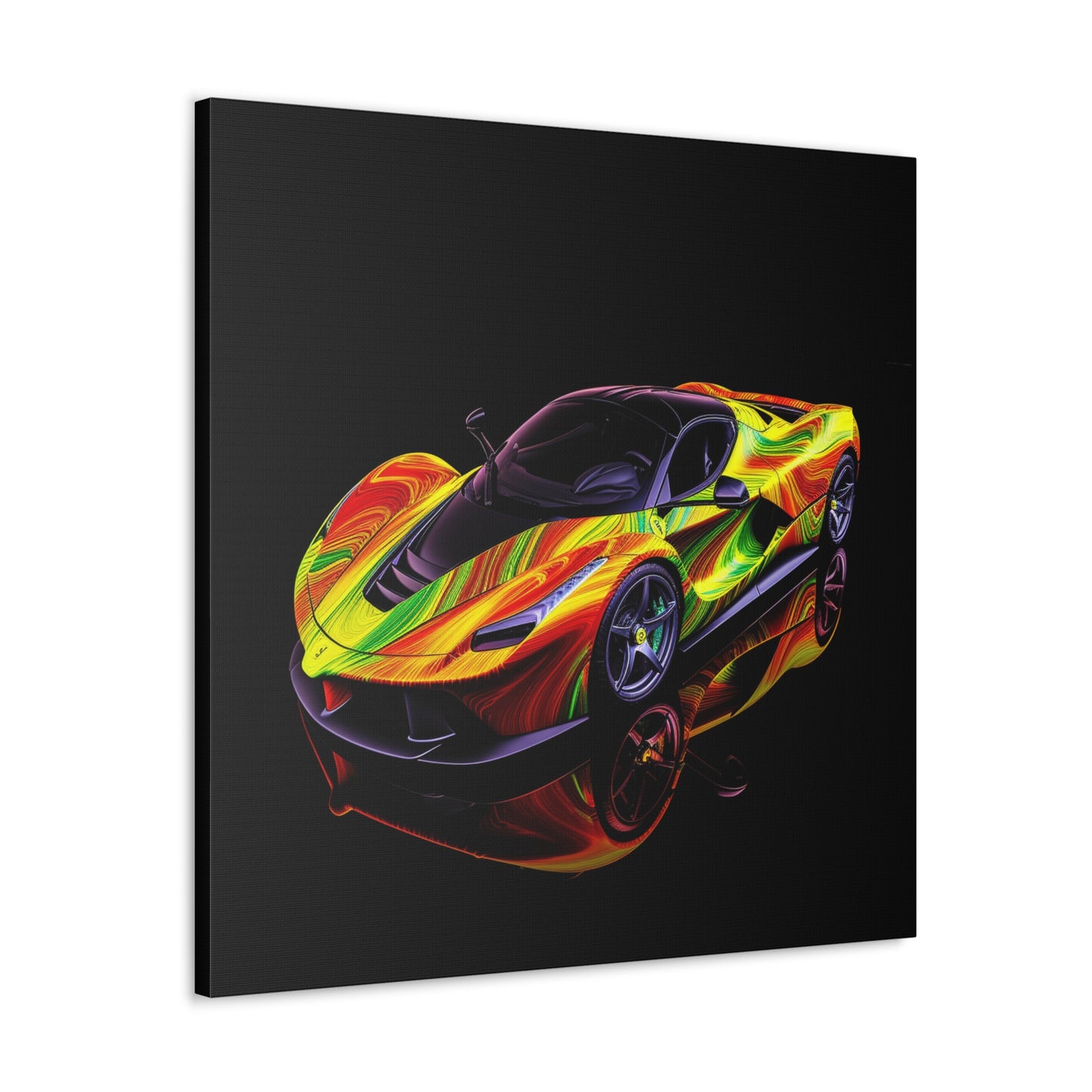 Canvas Gallery Wraps Ferrari Neon 4