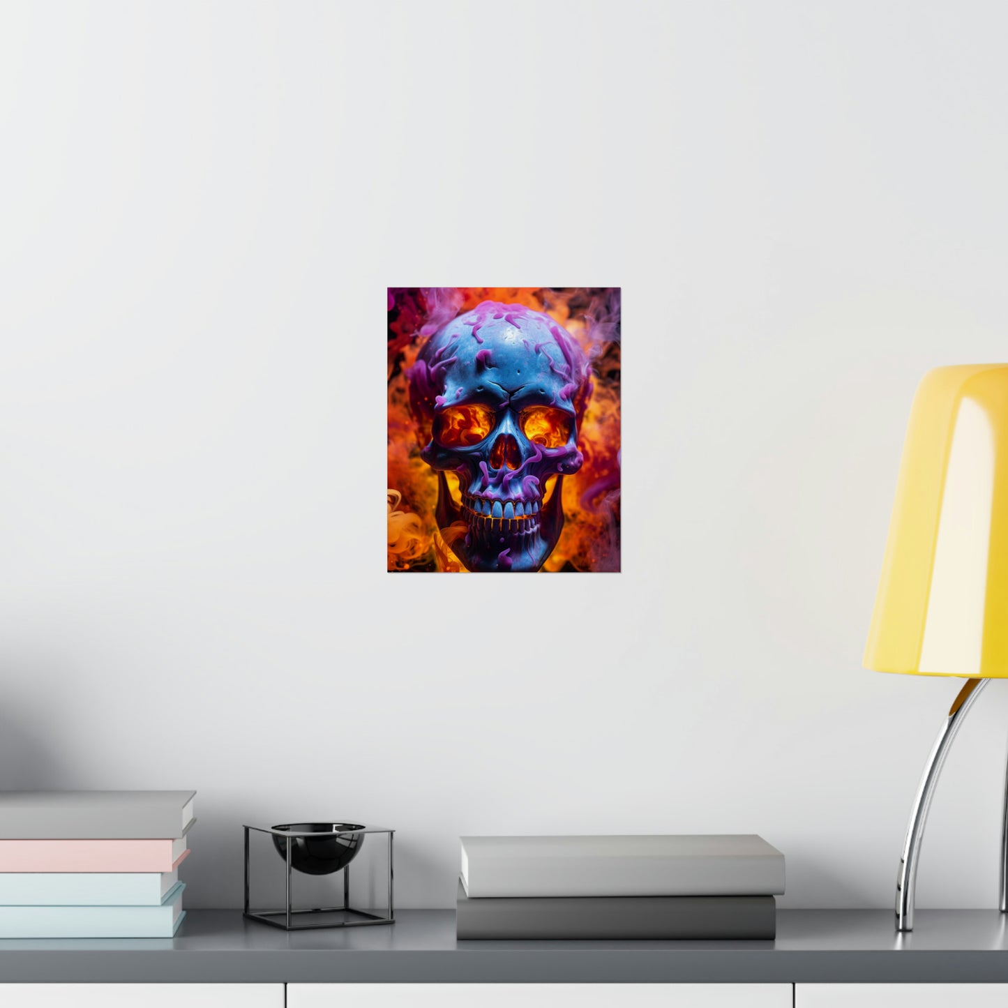 Premium Matte Vertical Posters Macro Skull 3