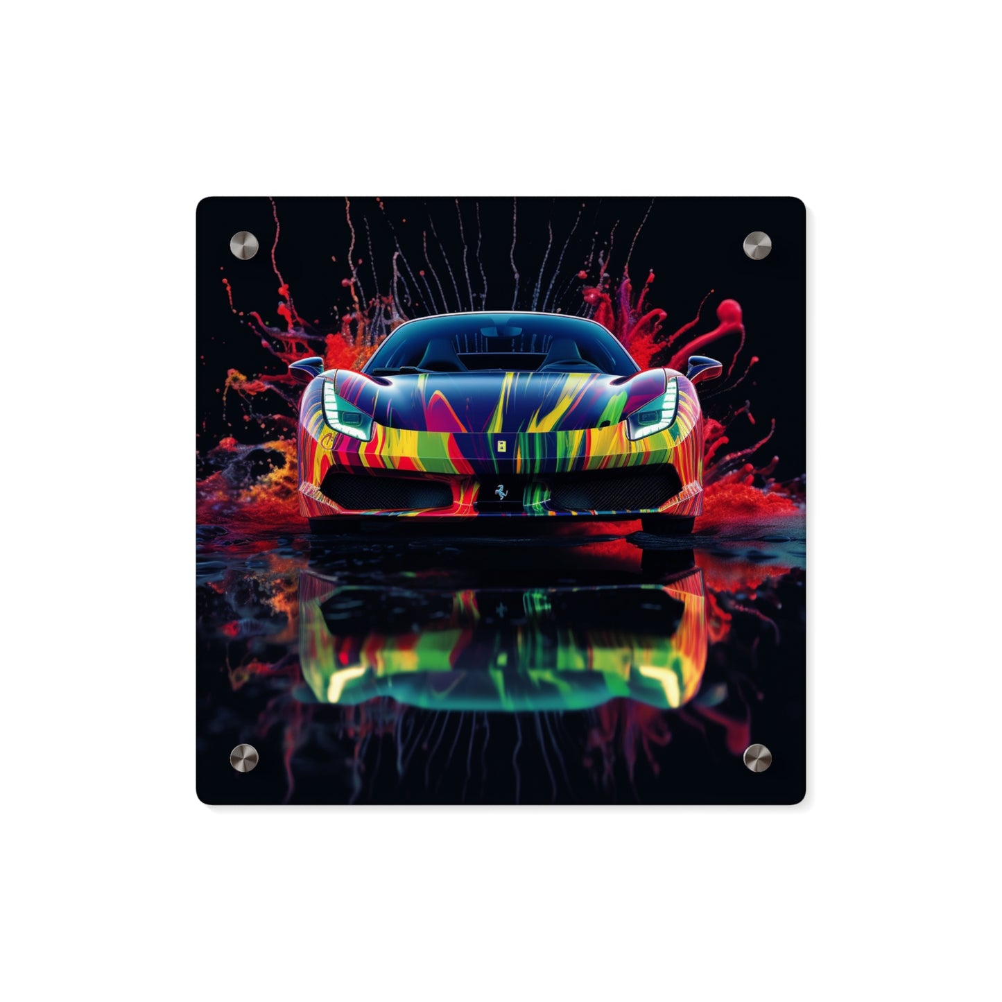 Acrylic Wall Art Panels Ferrari Fusion Water 1