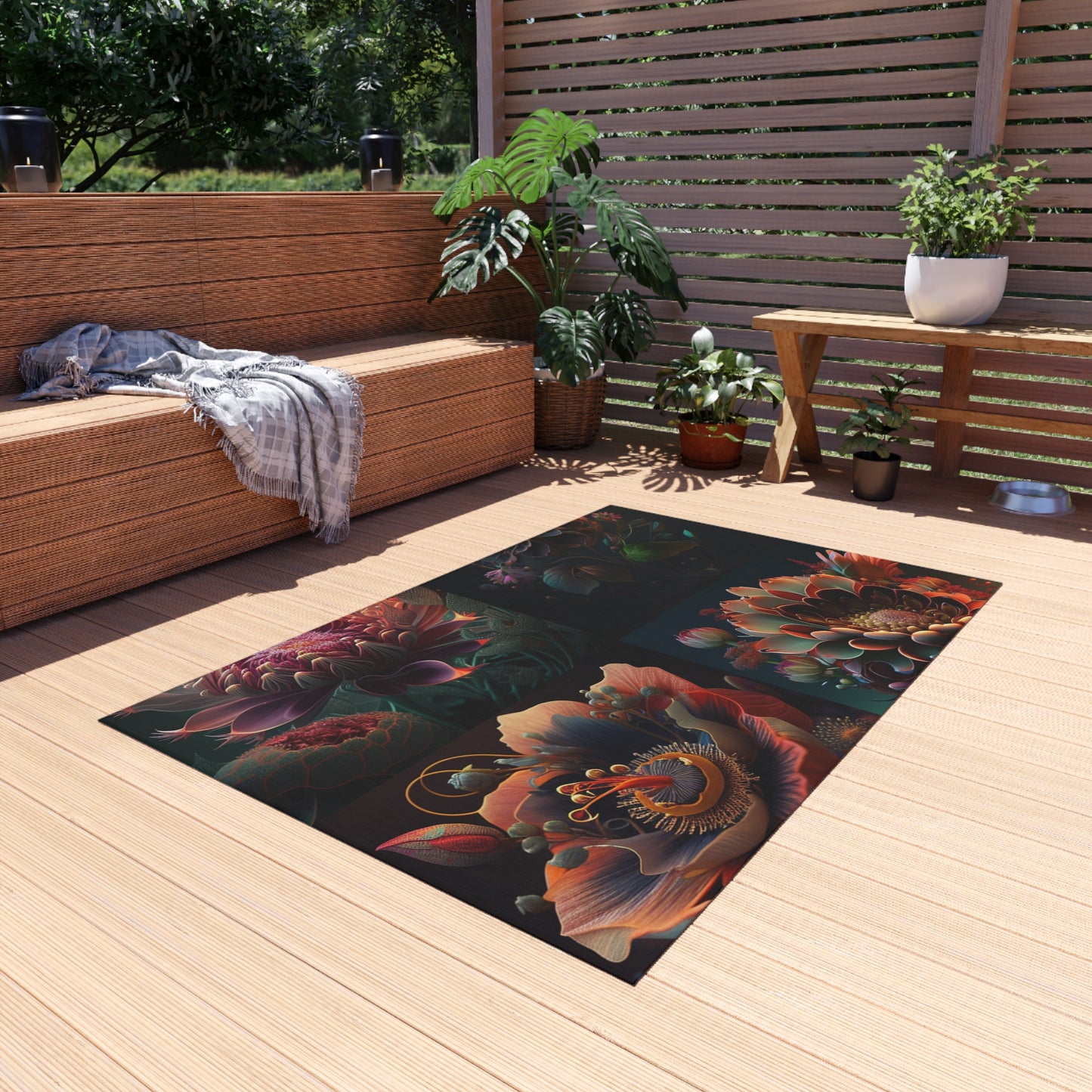 Outdoor Rug  Flower Arangment 5