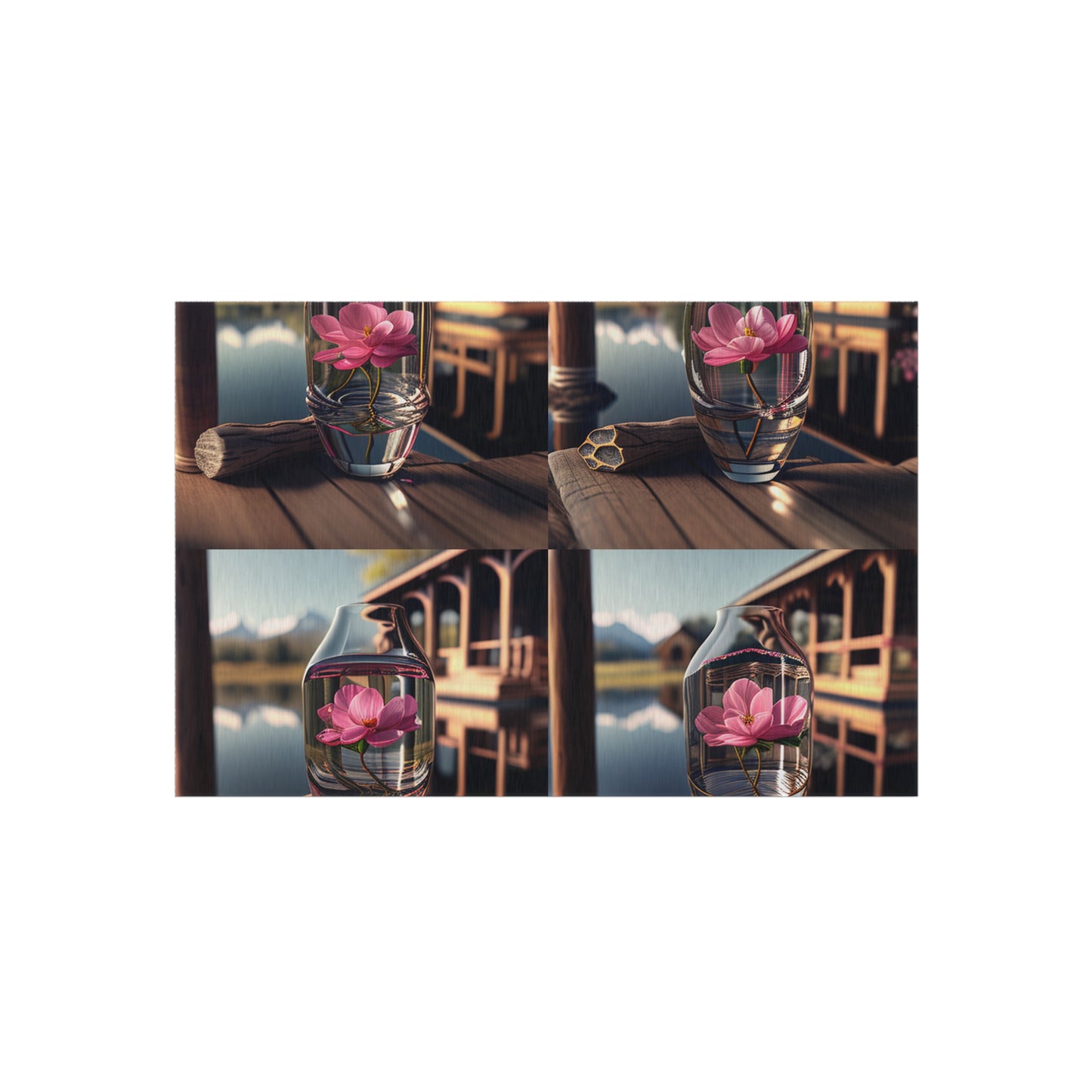 Outdoor Rug  Pink Magnolia 5