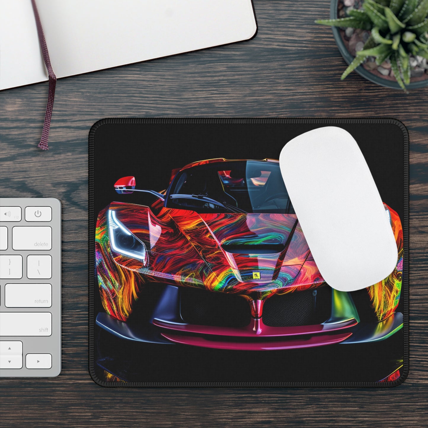 Gaming Mouse Pad  Ferrari Neon 3